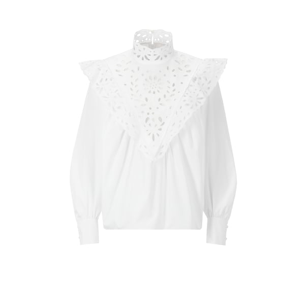Blouse en popeline de coton