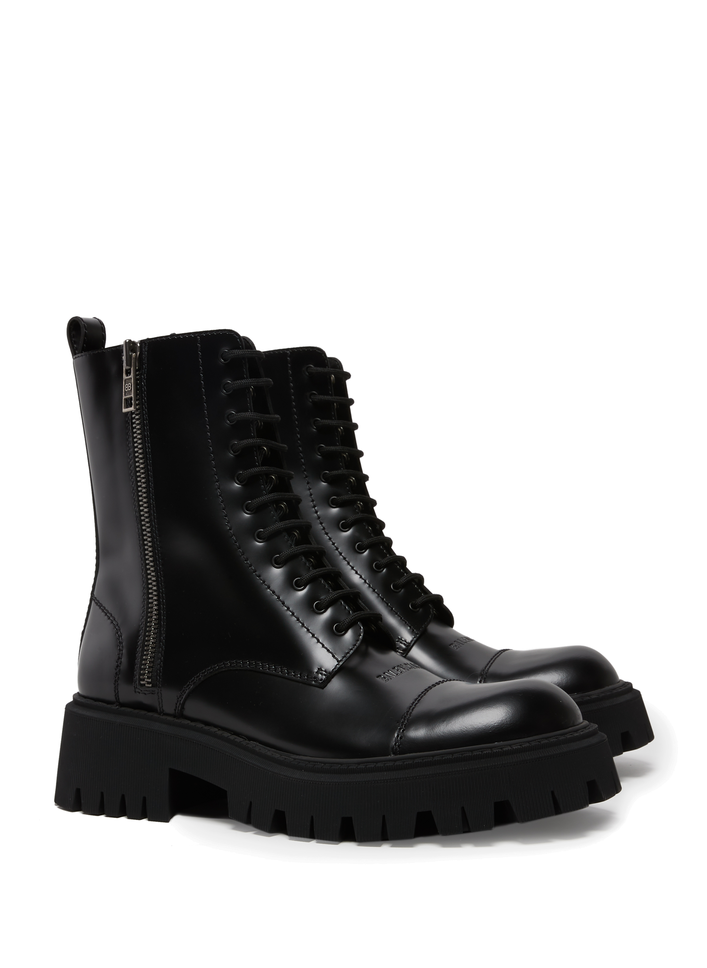 Combat boots Tractor 20 mm en cuir