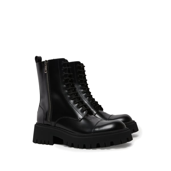 Combat boots Tractor 20 mm en cuir