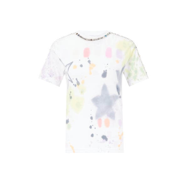 T-shirt en coton à détails bijoux