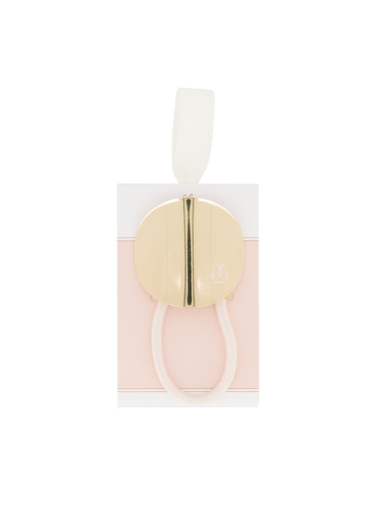 Élastique plaque dorée