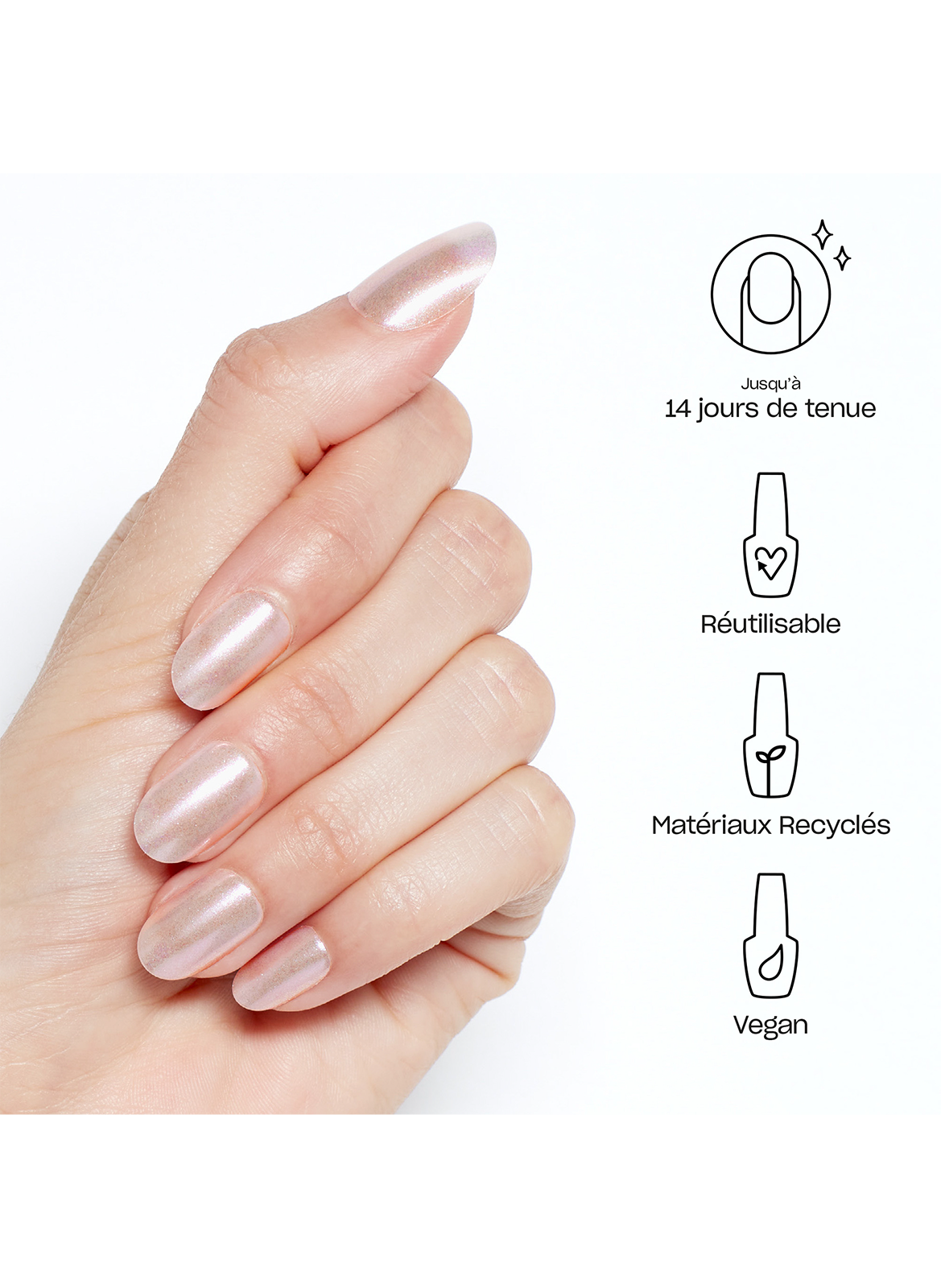 Throw Me A Kiss - xPRESS/ON - Reusable Fake Nails OPI Rose