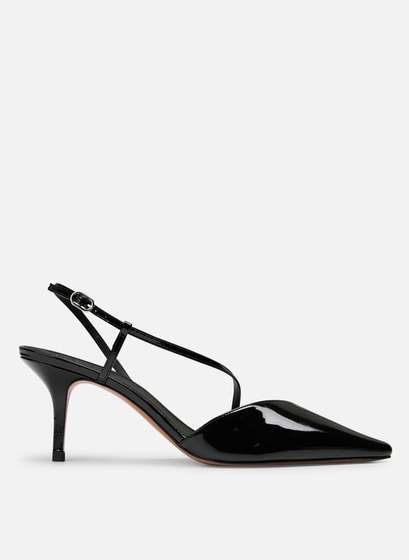 Escarpins vernis en cuir colce Noir by BA&SH BA&SH Escarpins vernis en cuir colce Noir