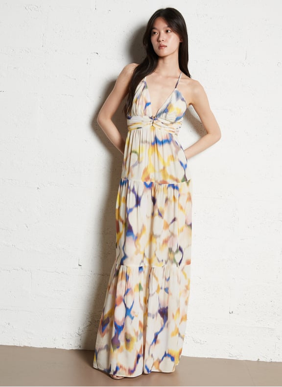 Robe midi v imprimée faoya Multicolore by BA&SH BA&SH Robe midi v imprimée faoya Multicolore