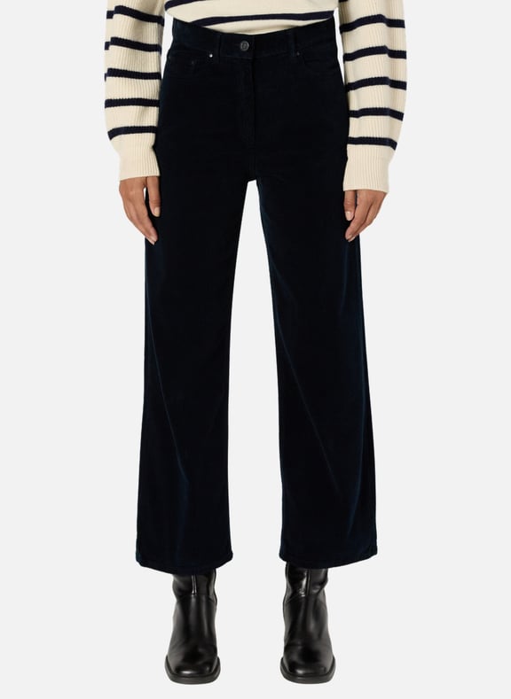 Pantalon droit en velours à côtes - celeste Bleu by GERARD DAREL GERARD DAREL Pantalon droit en velours à côtes - celeste Bleu