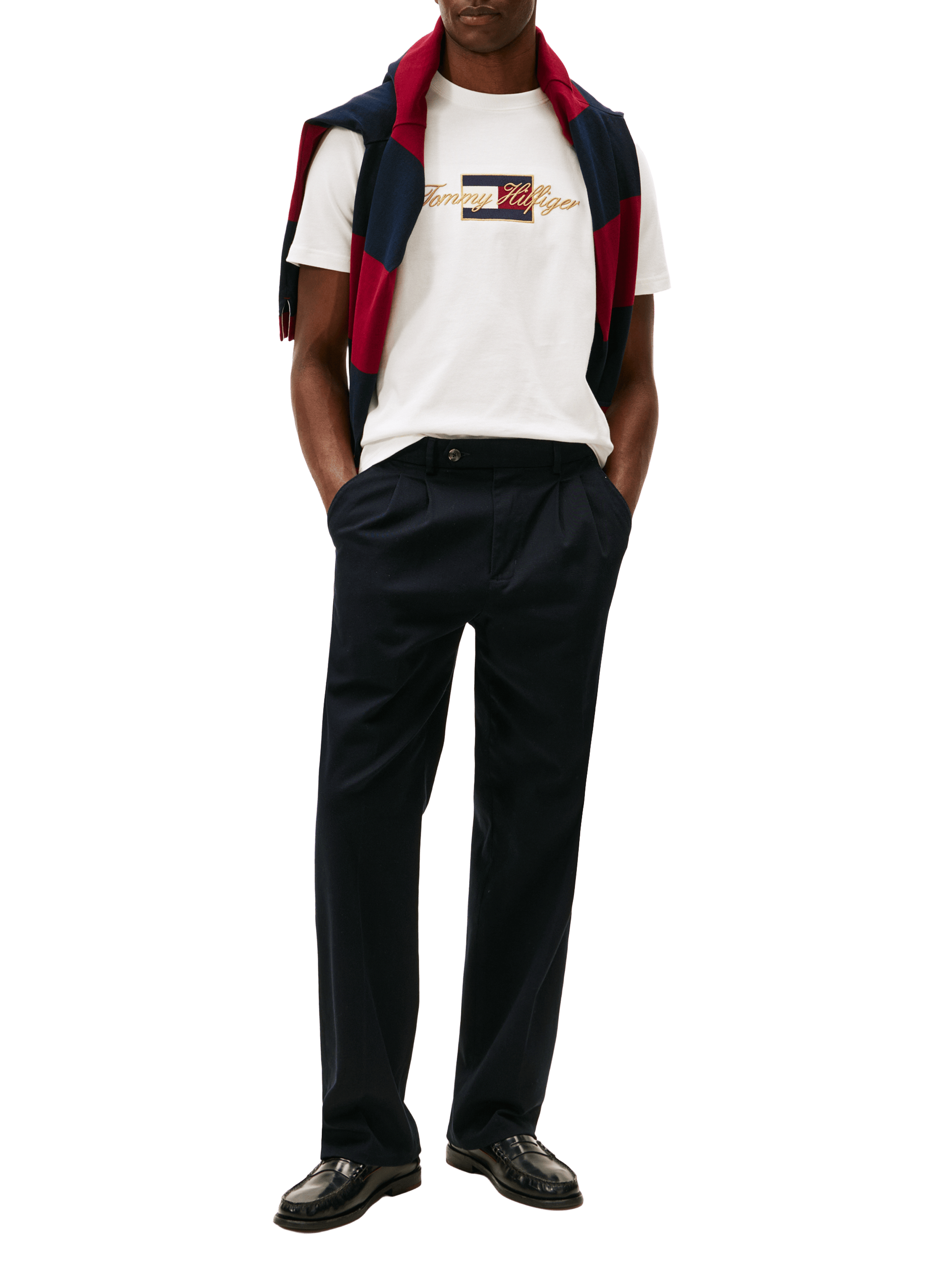 Cotton Logo T-shirt TOMMY HILFIGER White