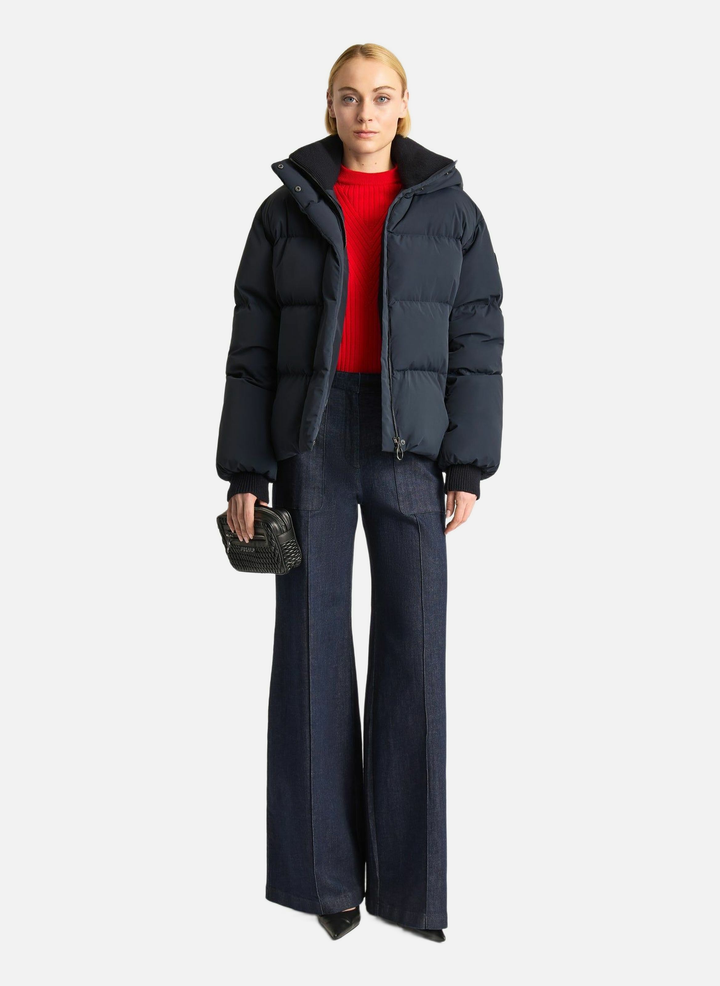 Blouson ada col montant coupe ample FUSALP Bleu