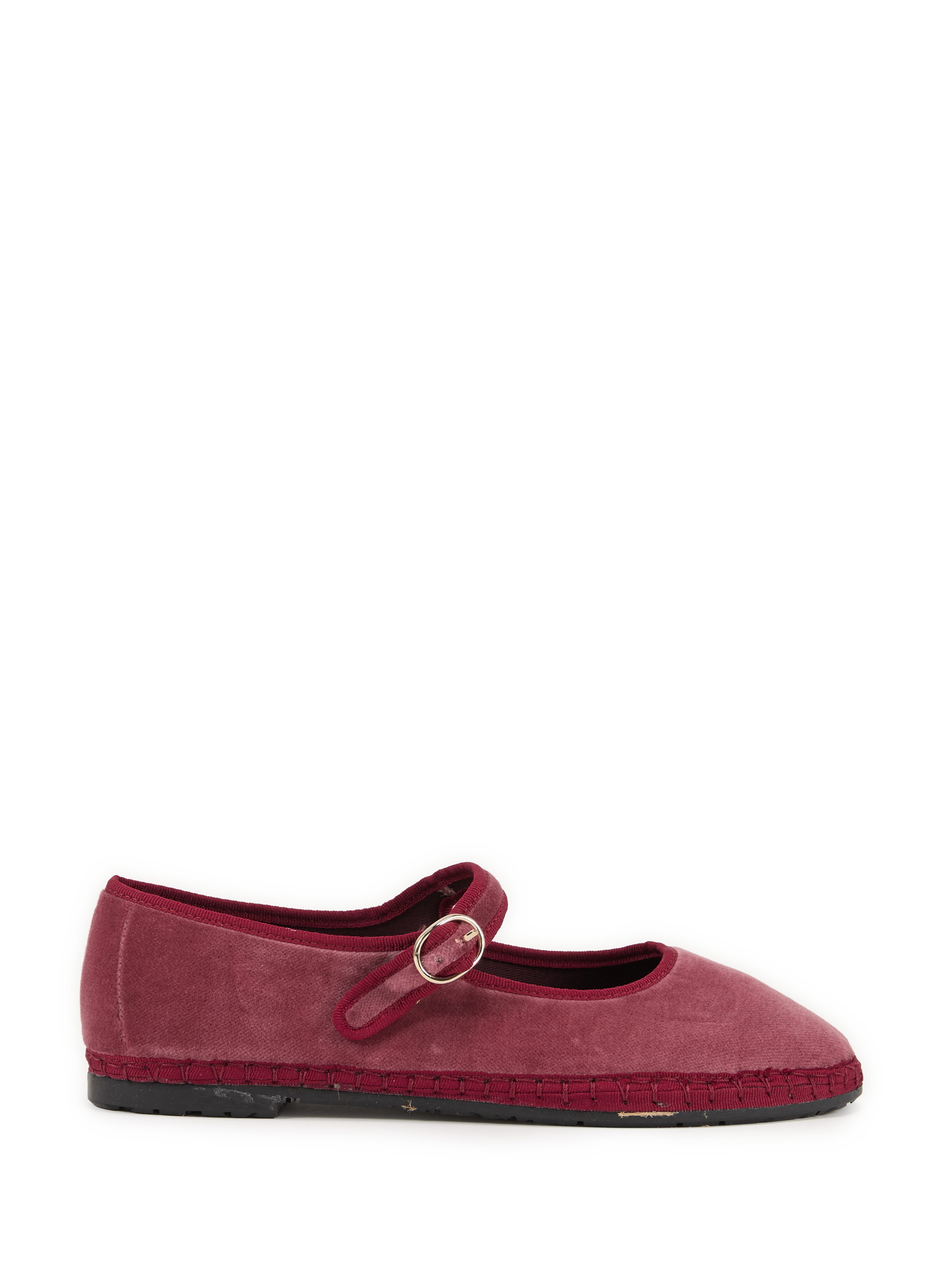 FLABELUS Ballerines Theresa en velours  Rose