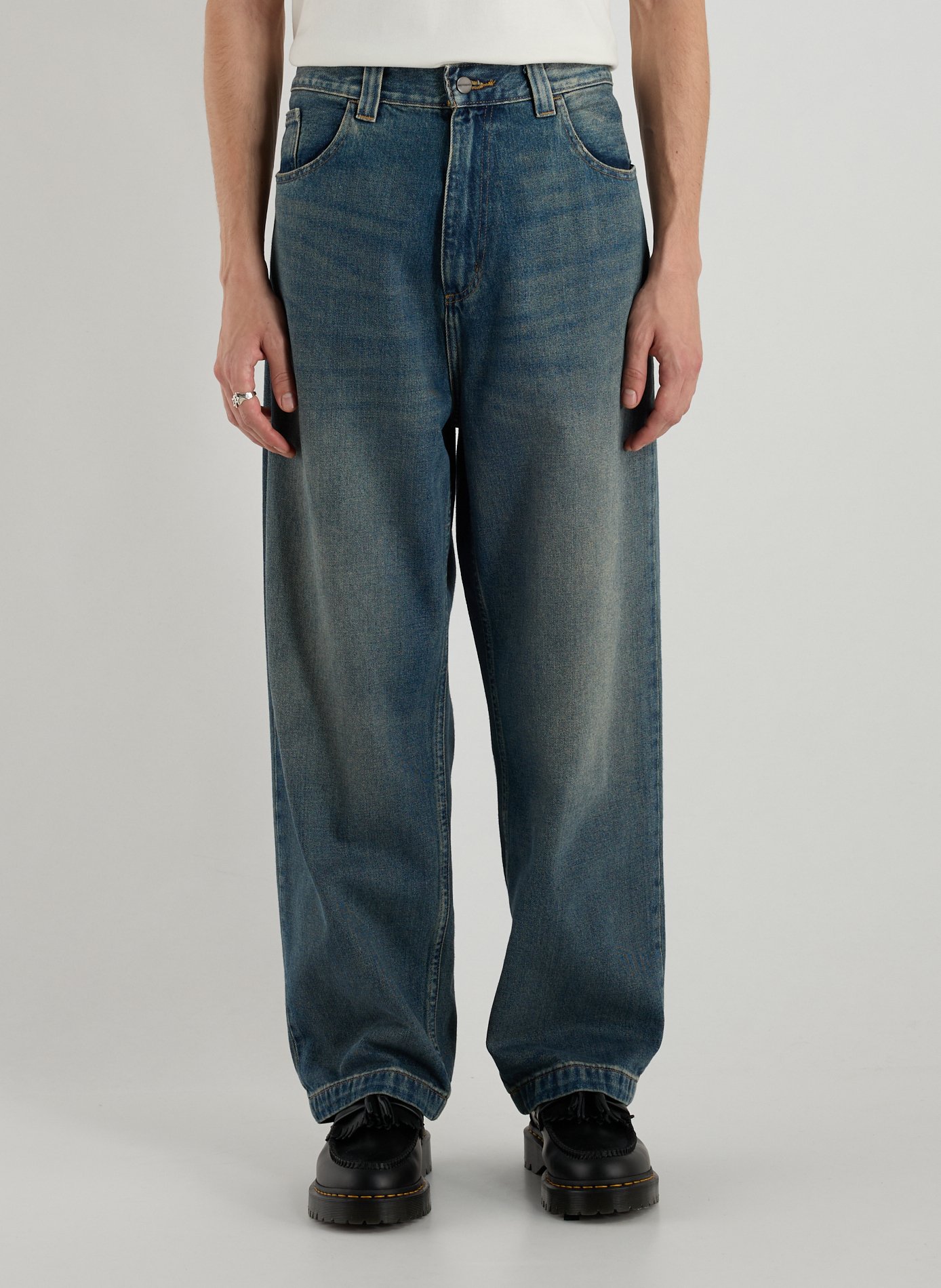 CARHARTT WIP Jean large en coton  Bleu