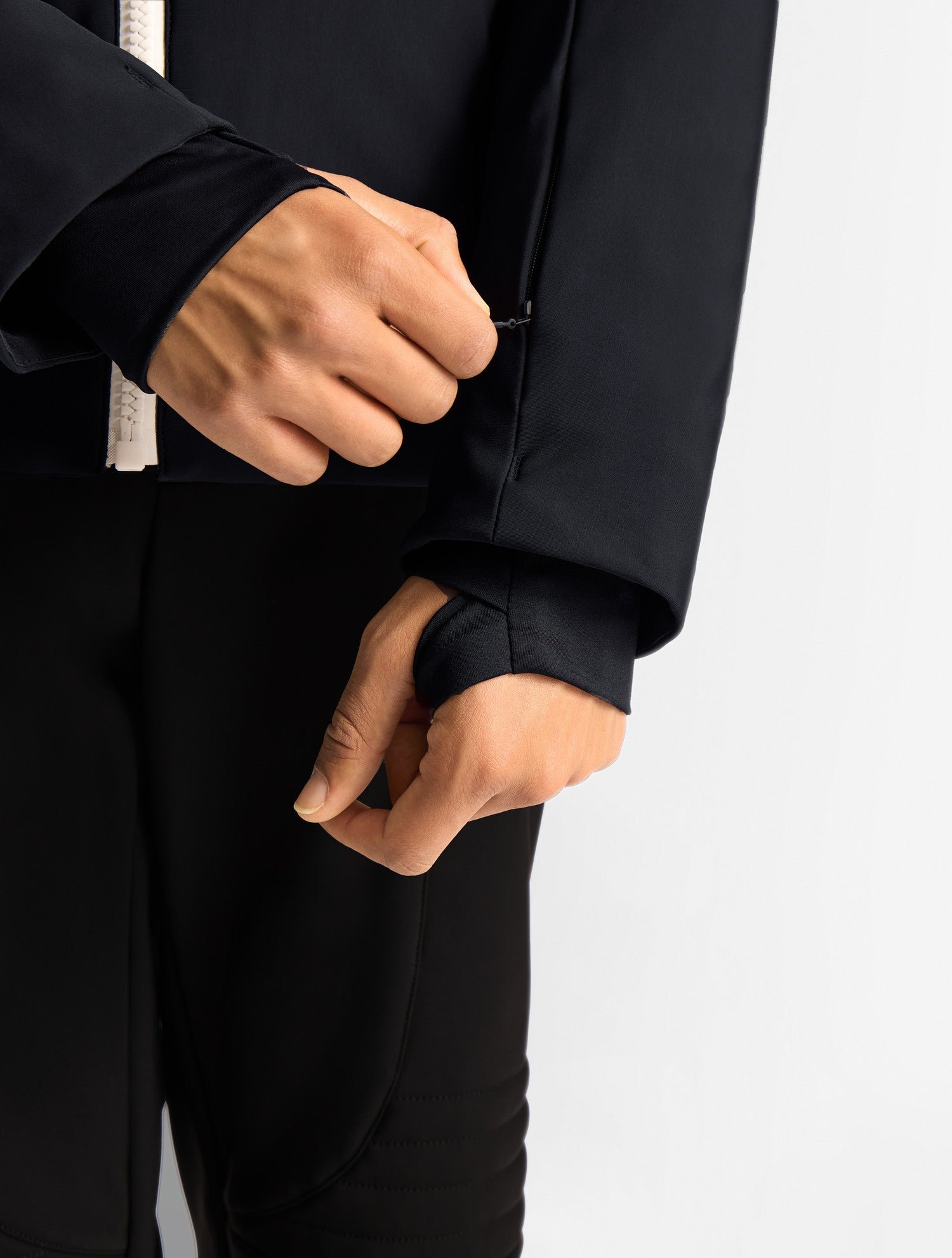 Veste de ski power col montant coupe regular FUSALP Noir