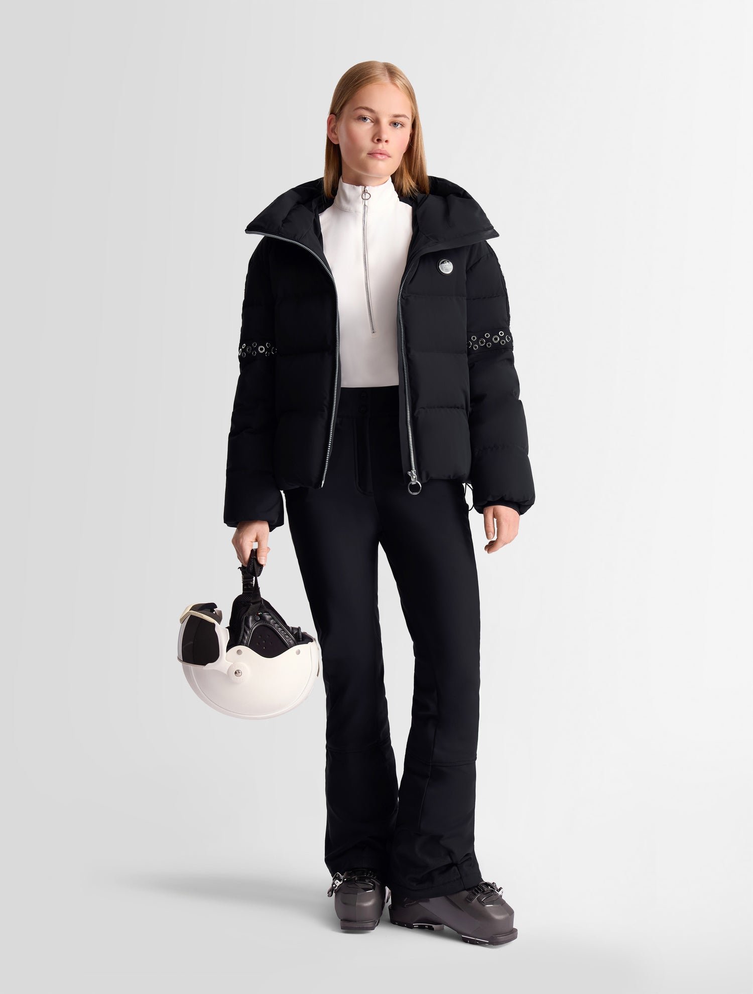 Doudoune barsy eyelet col montant coupe regular FUSALP Noir