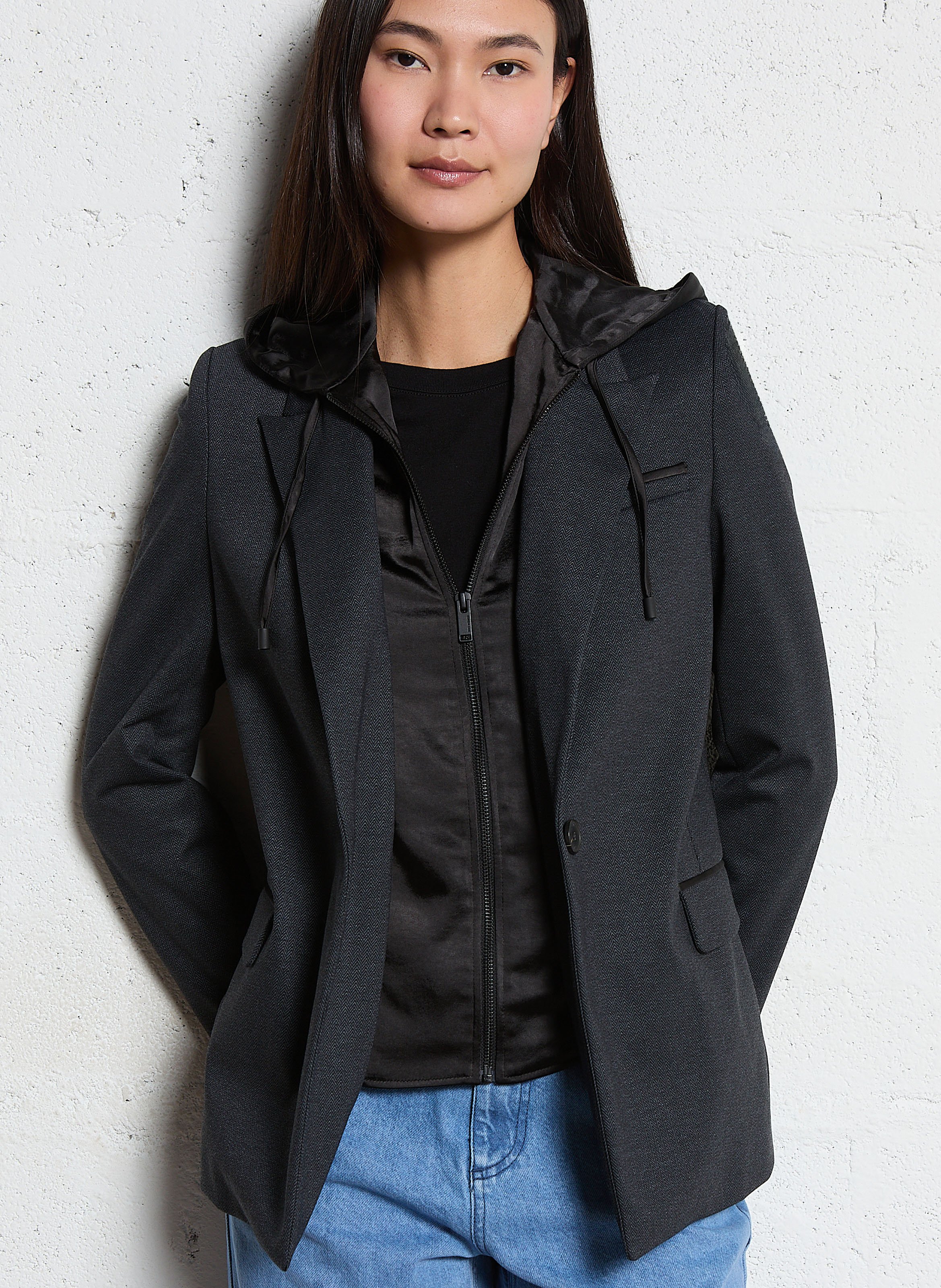 Veste de tailleur ajustée IKKS Gris