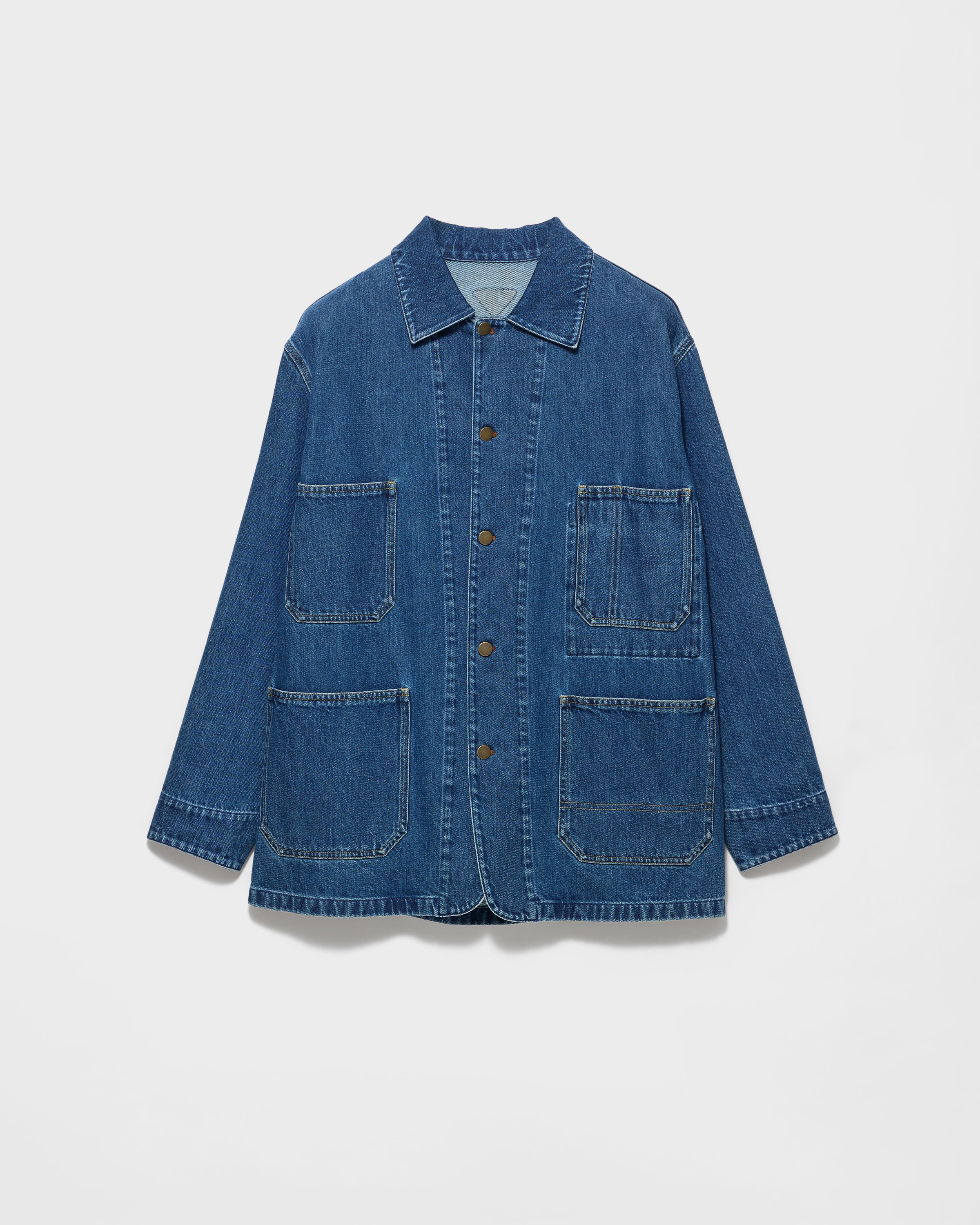 Blouson léger en denim PRADA Bleu