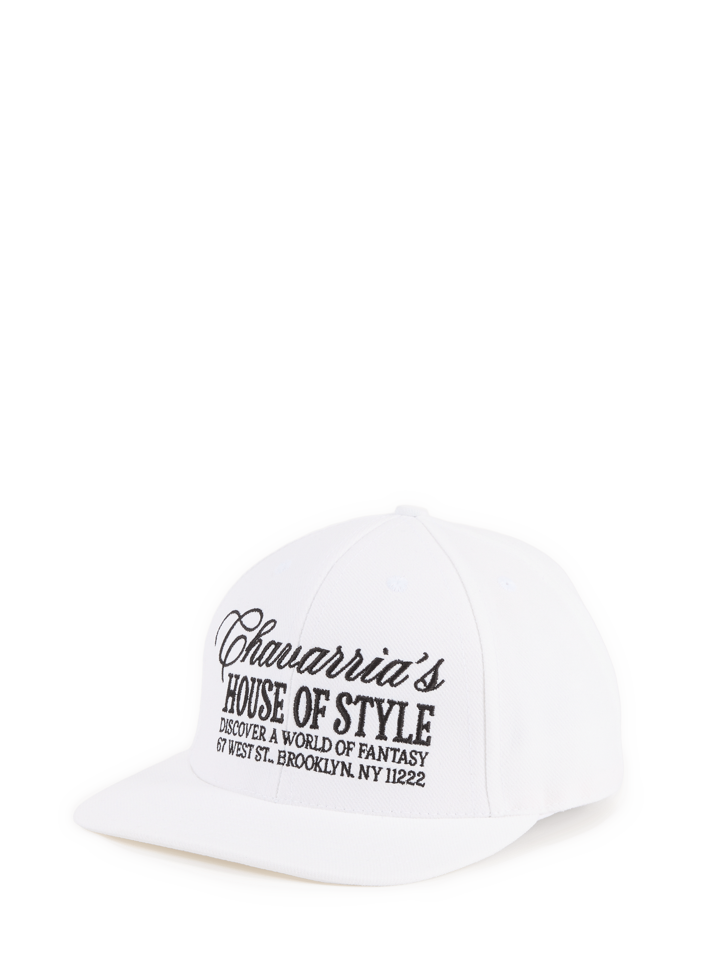 Cappellino da baseball ricamato WILLY CHAVARRIA Bianco