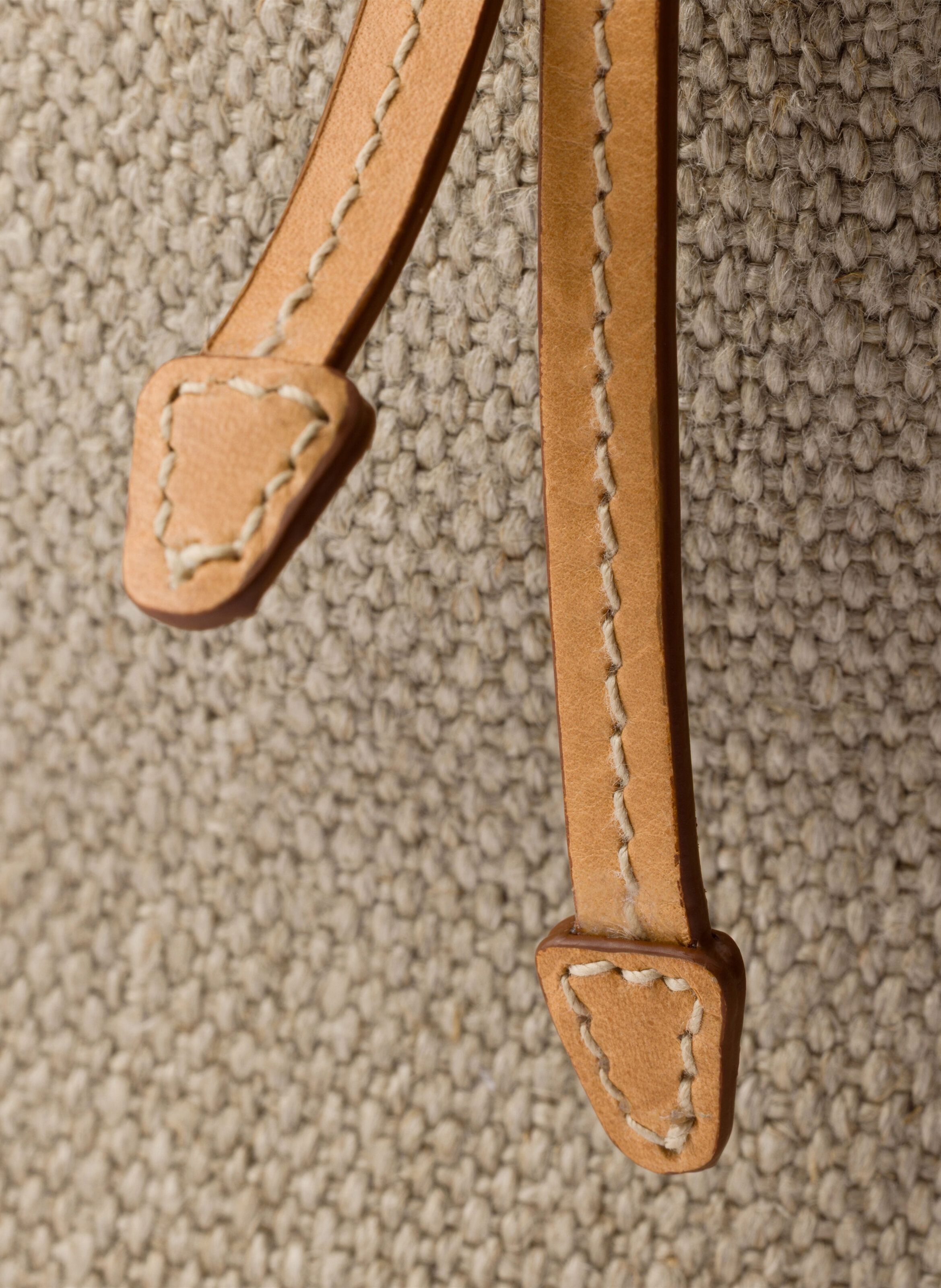 Cabas prada bonnie en lin et cuir PRADA Beige