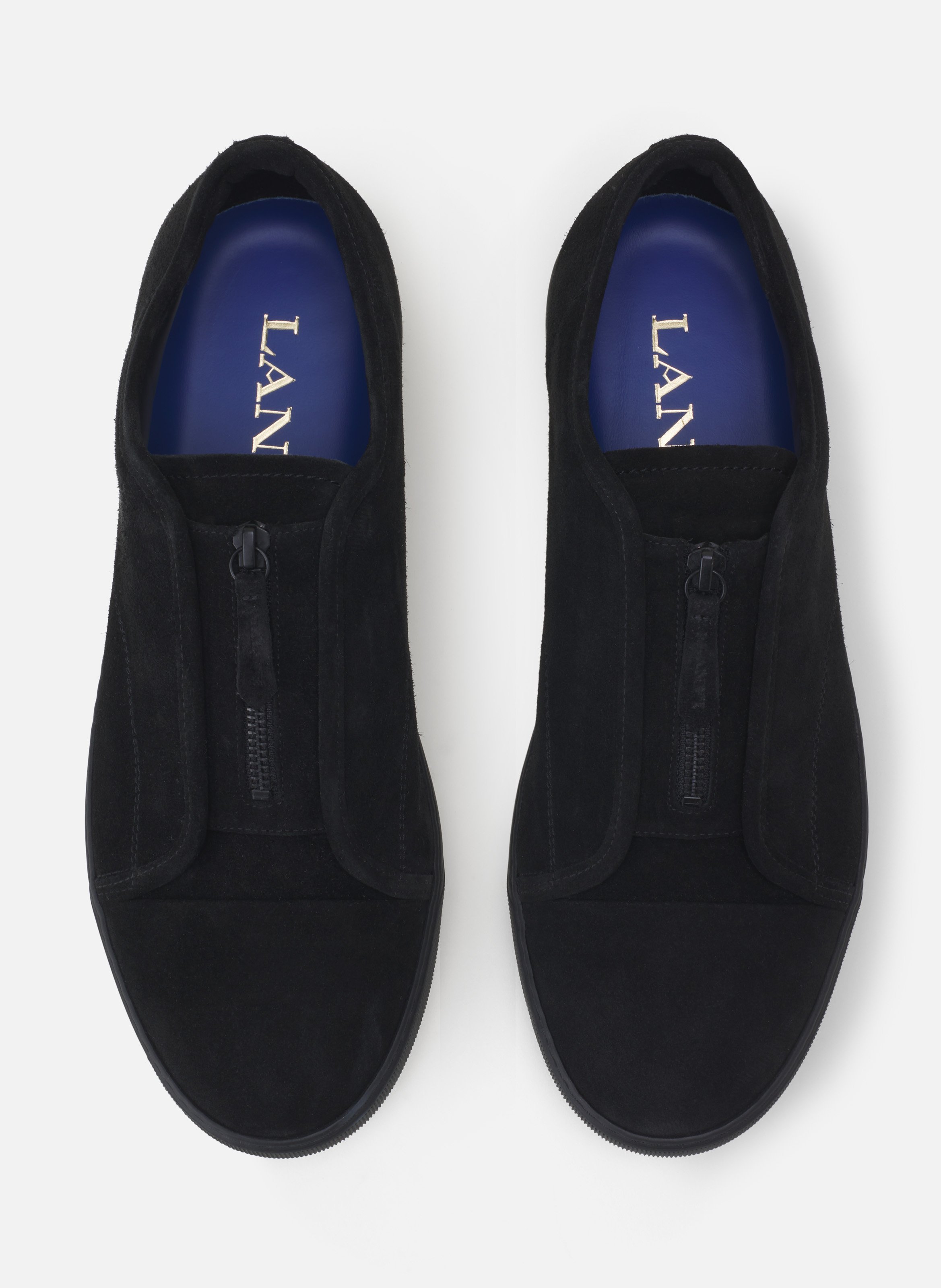 Sneakers dbb1 zip en suede LANVIN Noir