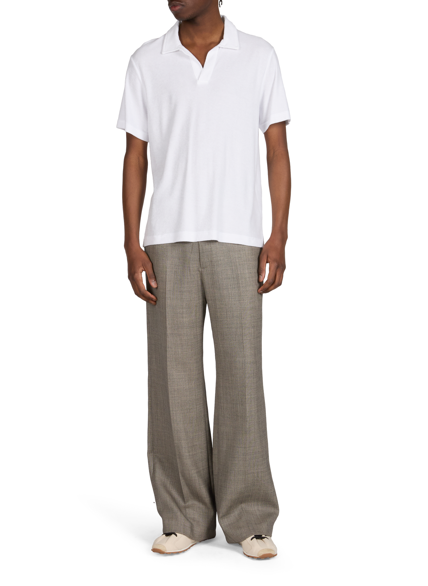 Short sleeve terry cloth polo Jeremy MC2 SAINT BARTH White
