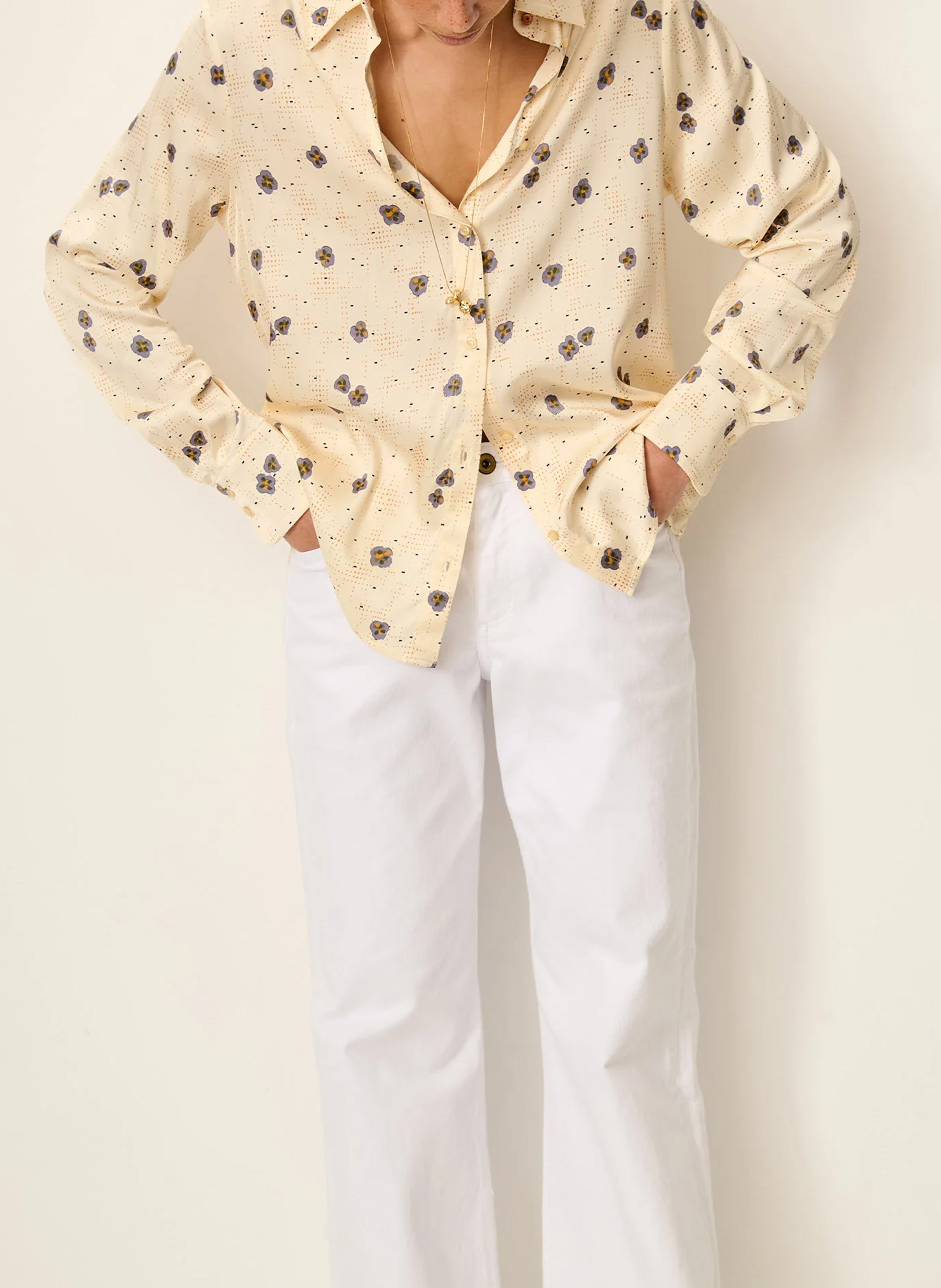 Chemise col classique imprimée britjet SESSUN Multicolore