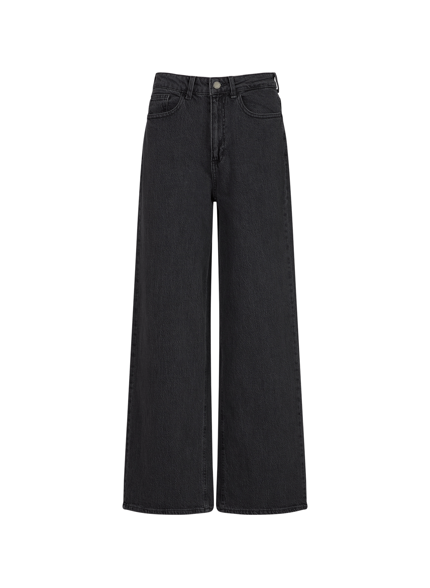 Straight cotton jeans VILA Blue