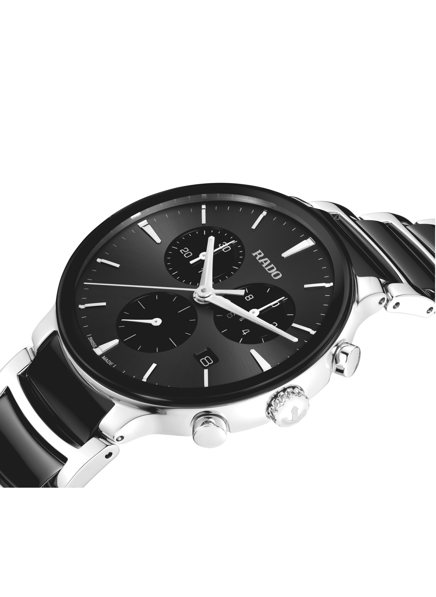 Montre quartz Centrix en céramique RADO Noir