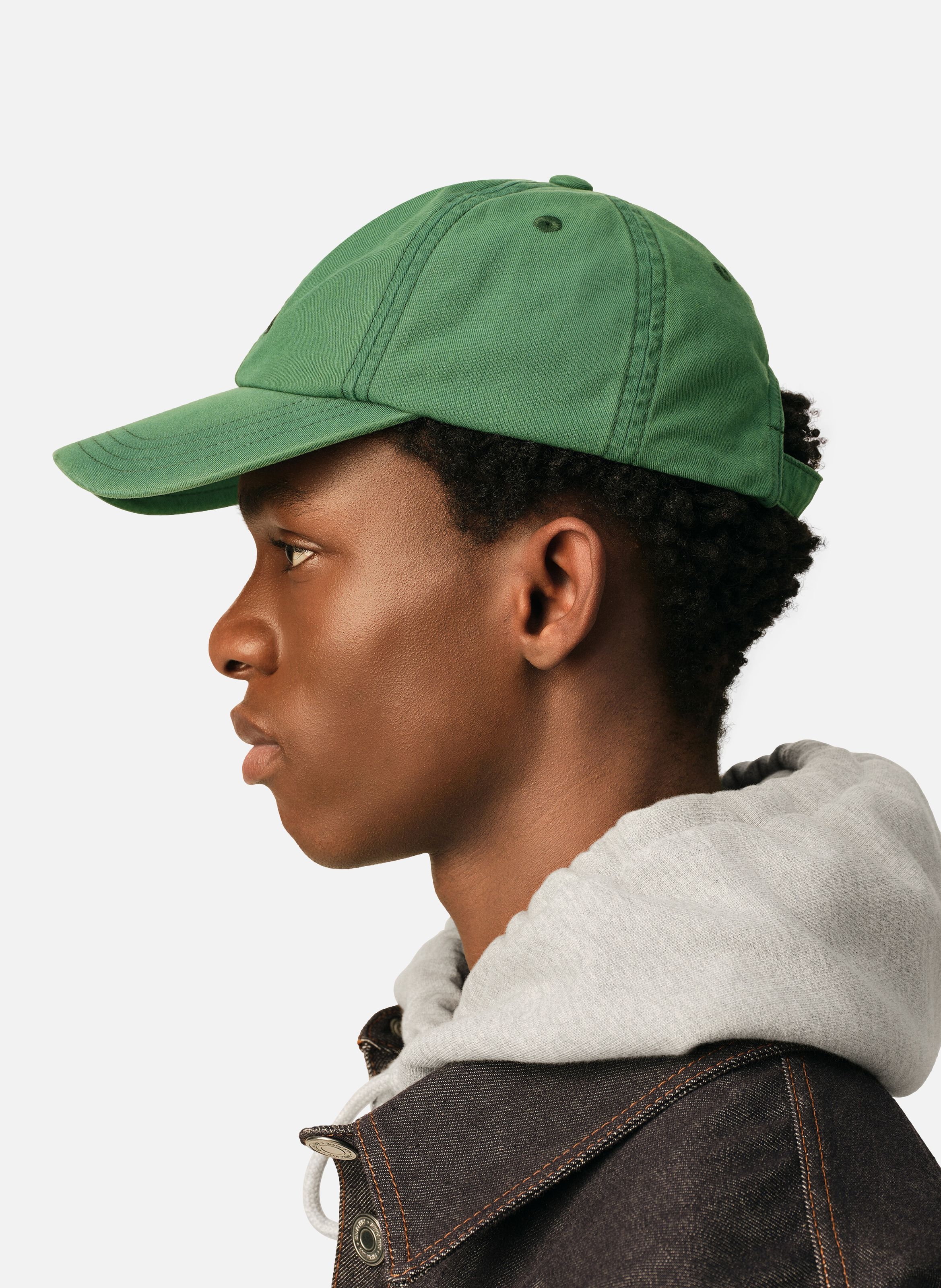 Casquette unisexe en coton "don't forget to love" AMI PARIS Vert
