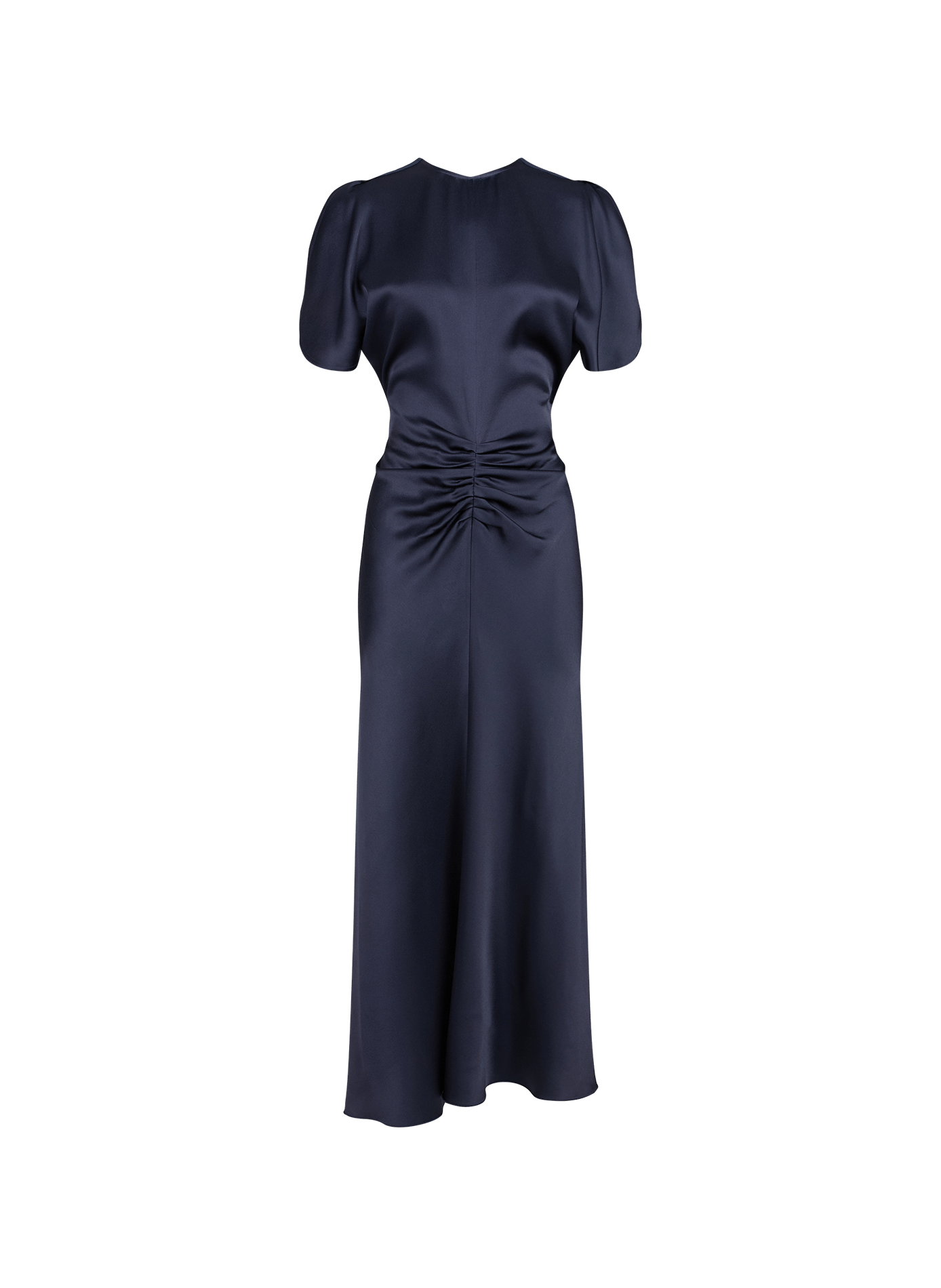 Ruched Maxi dress VICTORIA BECKHAM Blue