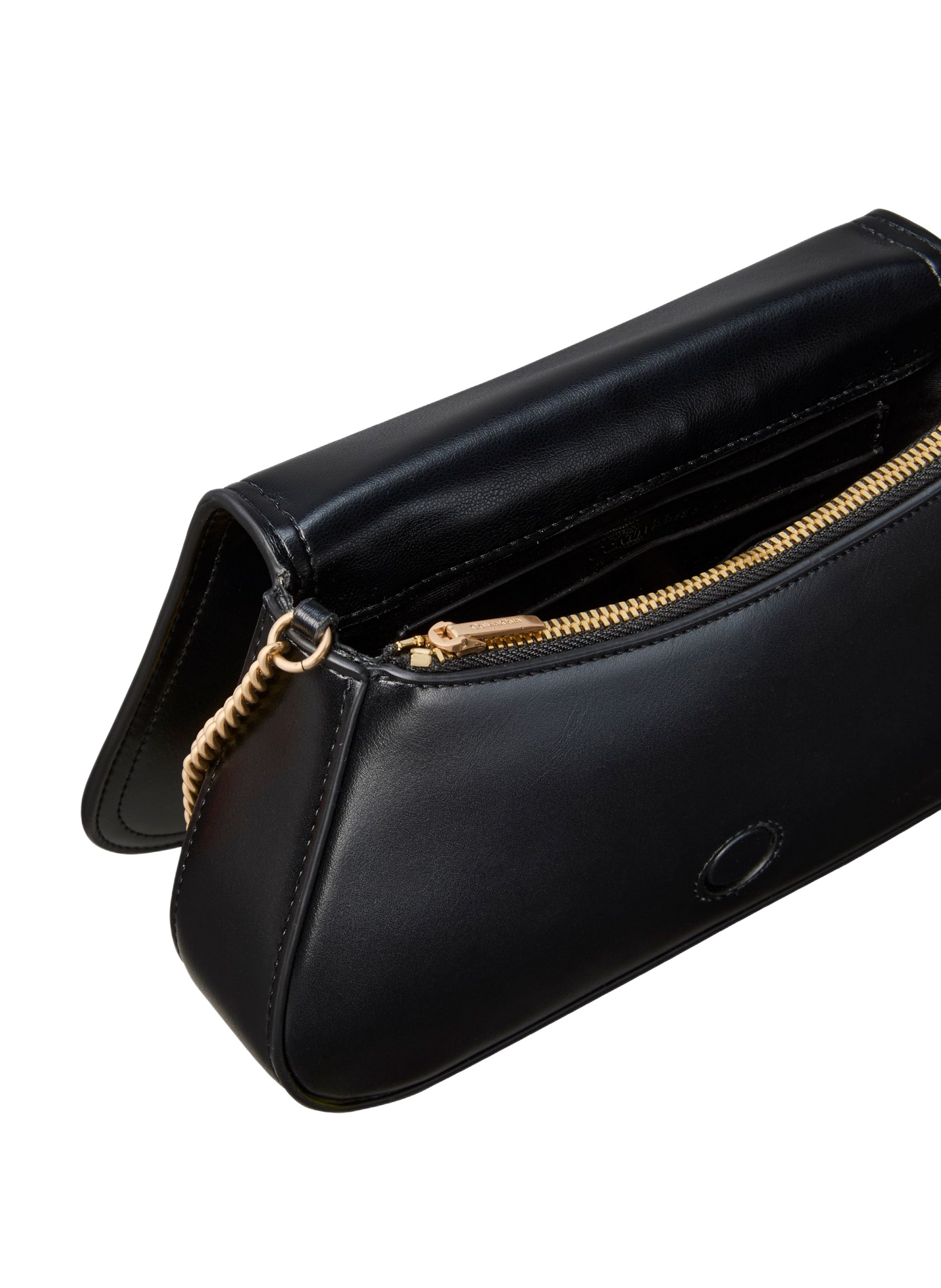 Shoulder Bag with Chain Strap CALVIN KLEIN Black