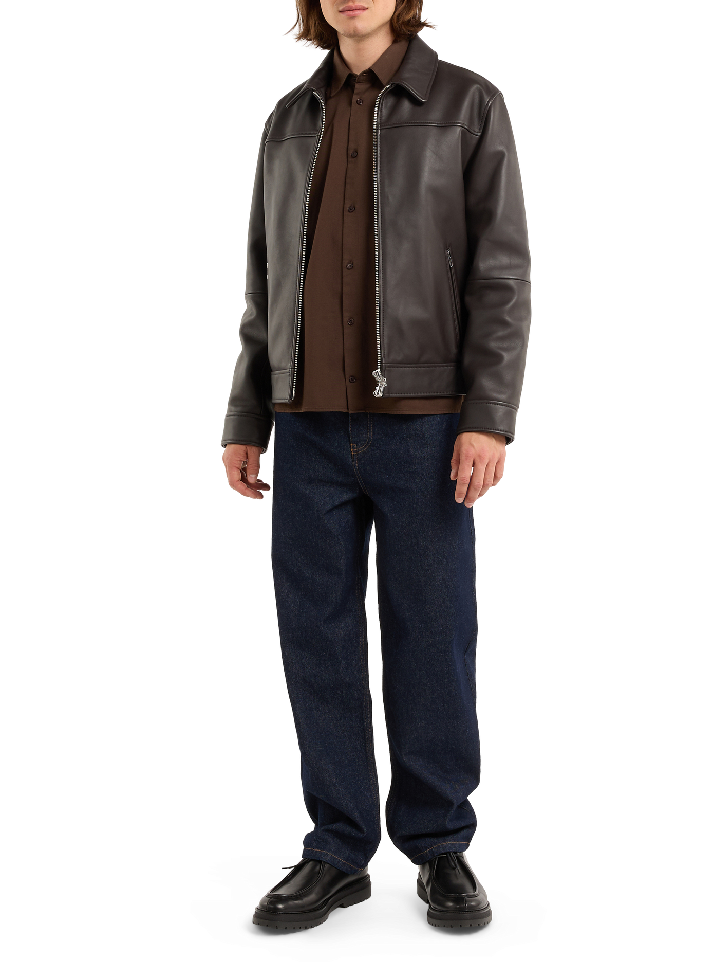 Lederjacke Fool SAISON 1865 Braun