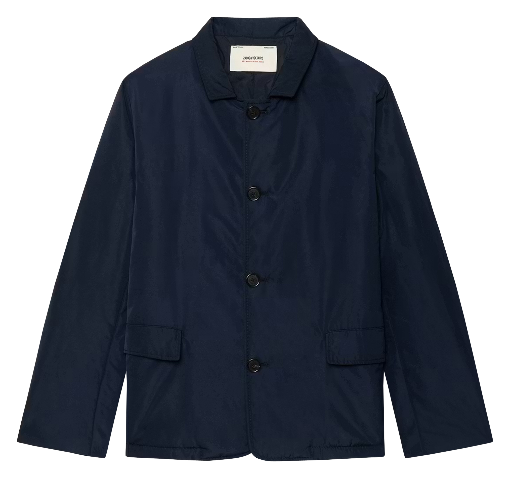 Veste droite boutonnée unie kleo tech ZADIG&VOLTAIRE Bleu
