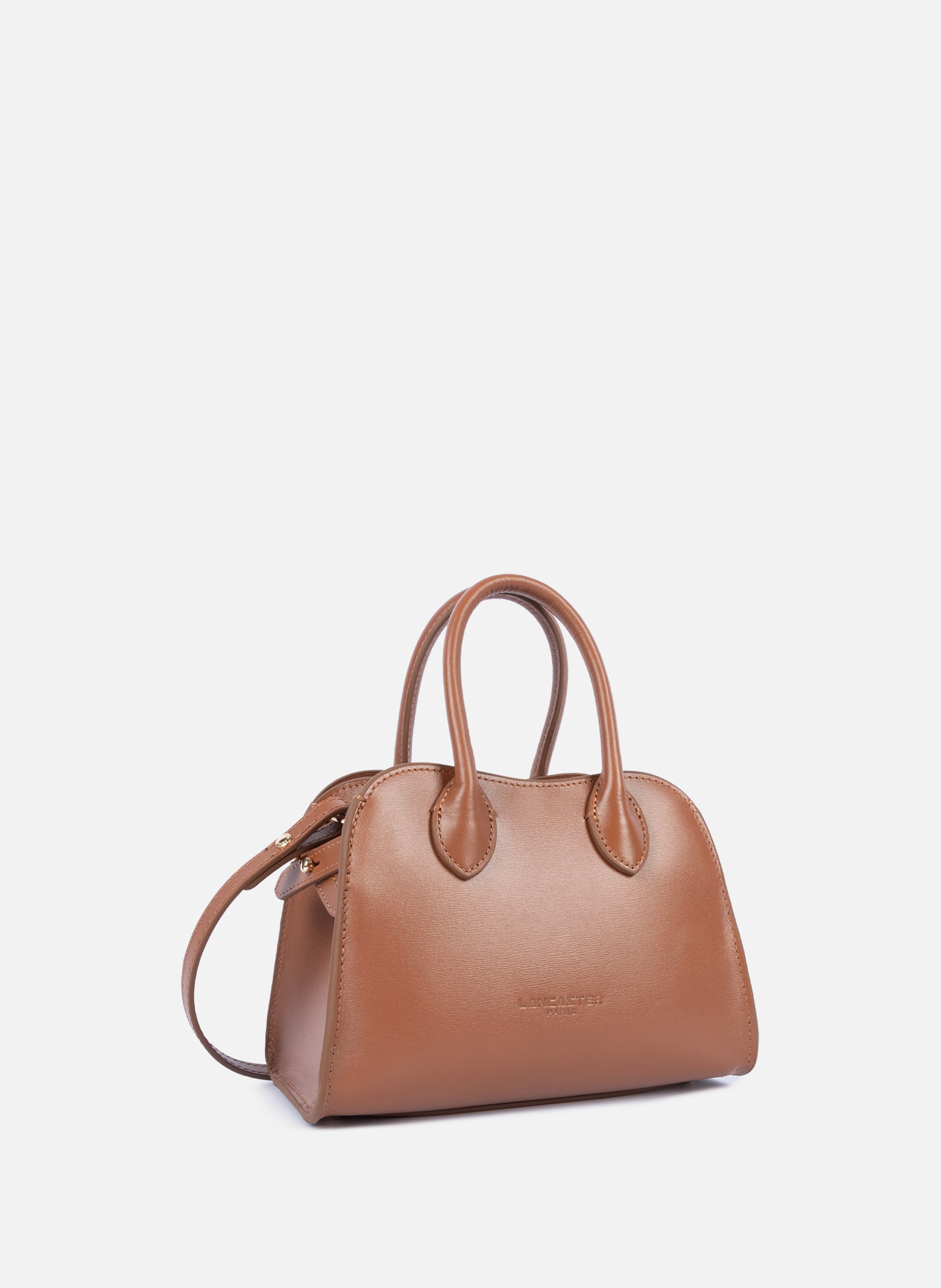 Mini sac à main - box hopper LANCASTER Marron