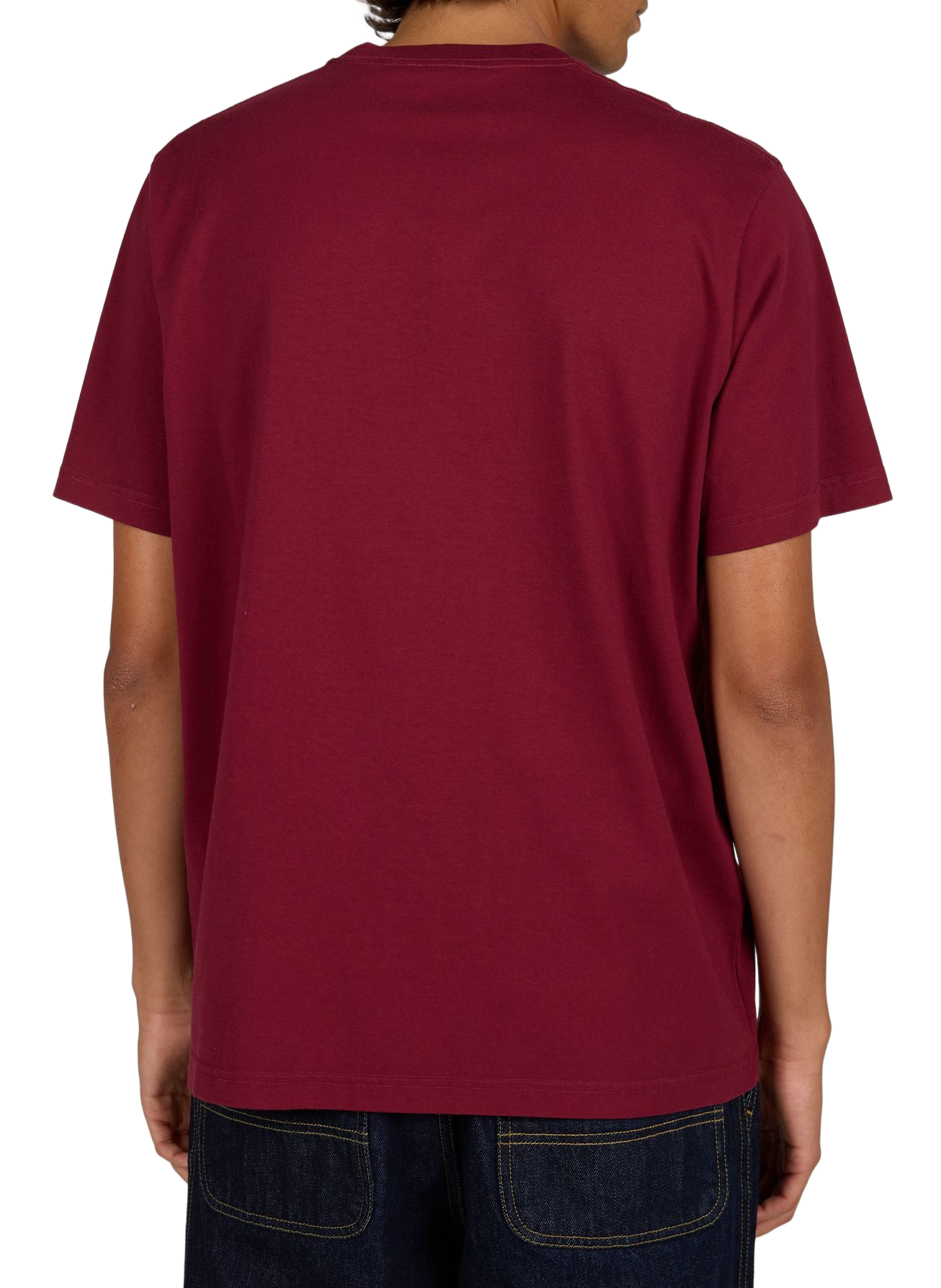 Weites T-Shirt mit besticktem Logo aus Baumwolle CANADA GOOSE Rot