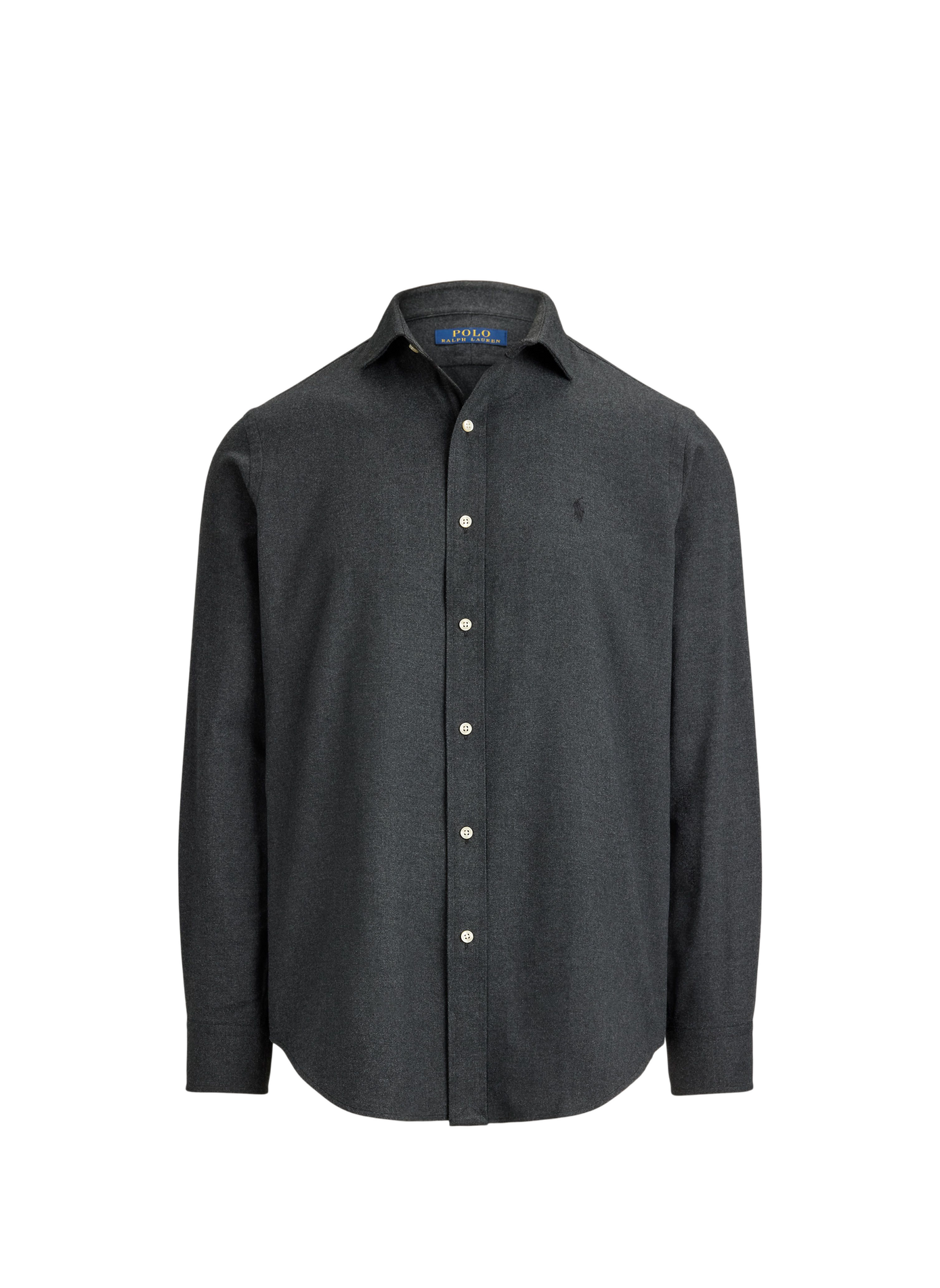 Chemise droite en coton mélangé POLO RALPH LAUREN Gris