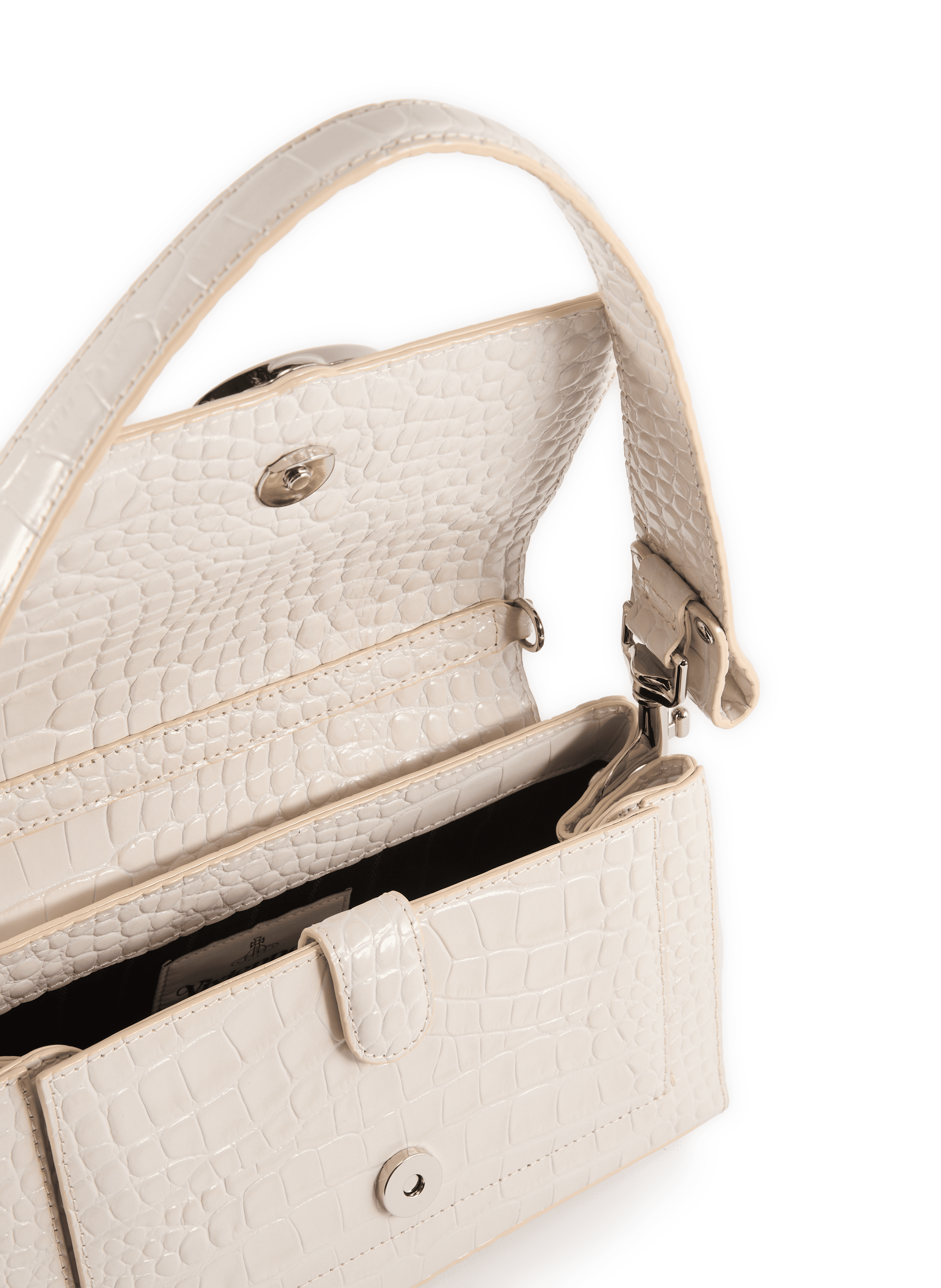 Krokodilleder-Schultertasche | Beige VIVIENNE WESTWOOD Damen