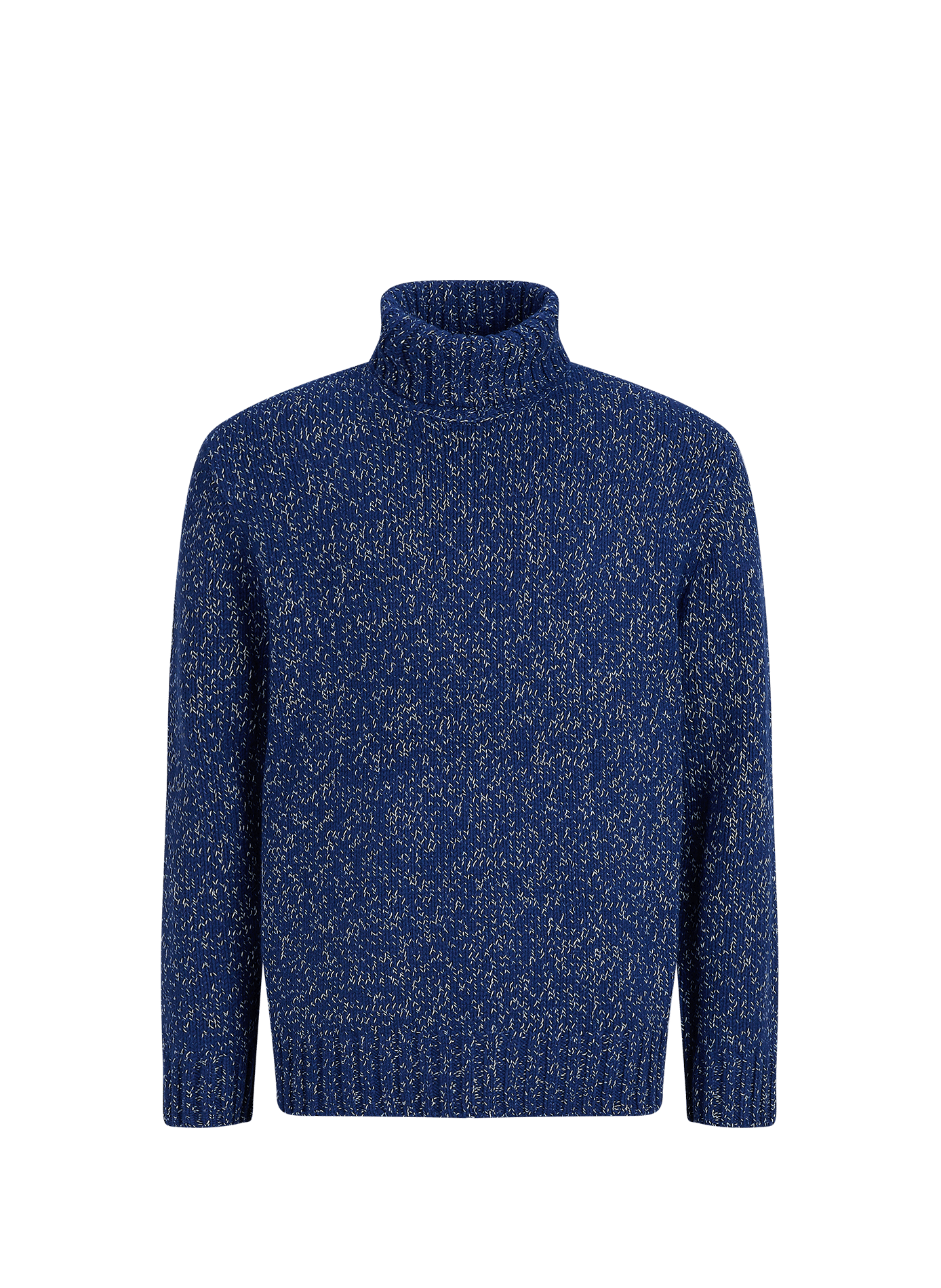 Pull col roulé en maille chinée STRELLSON Bleu
