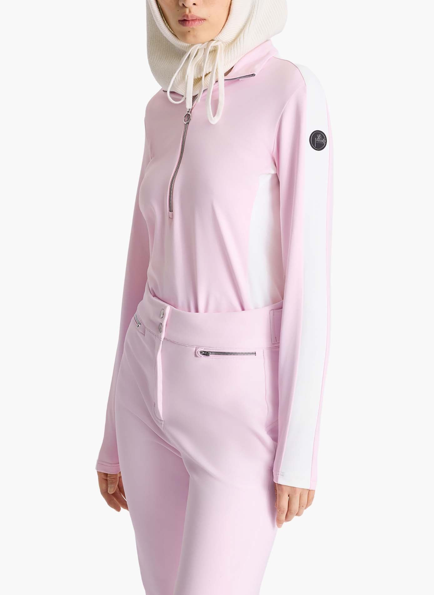 Sous pull negam col montant coupe ajustée FUSALP Rouge