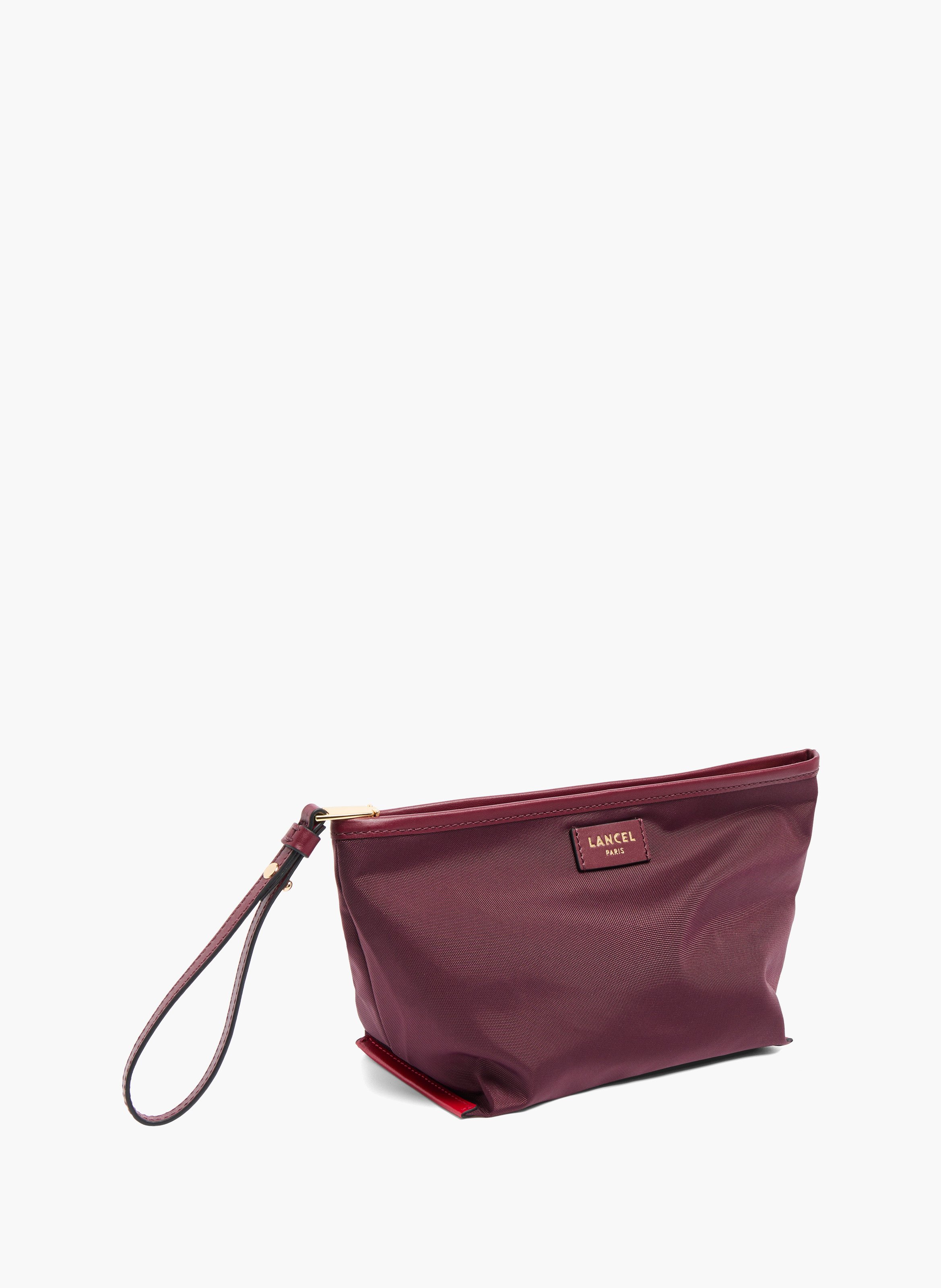 Lancel Mistral oprolbaar tasje M met ritssluiting en schouderriem, cassiskleurig LANCEL Paars