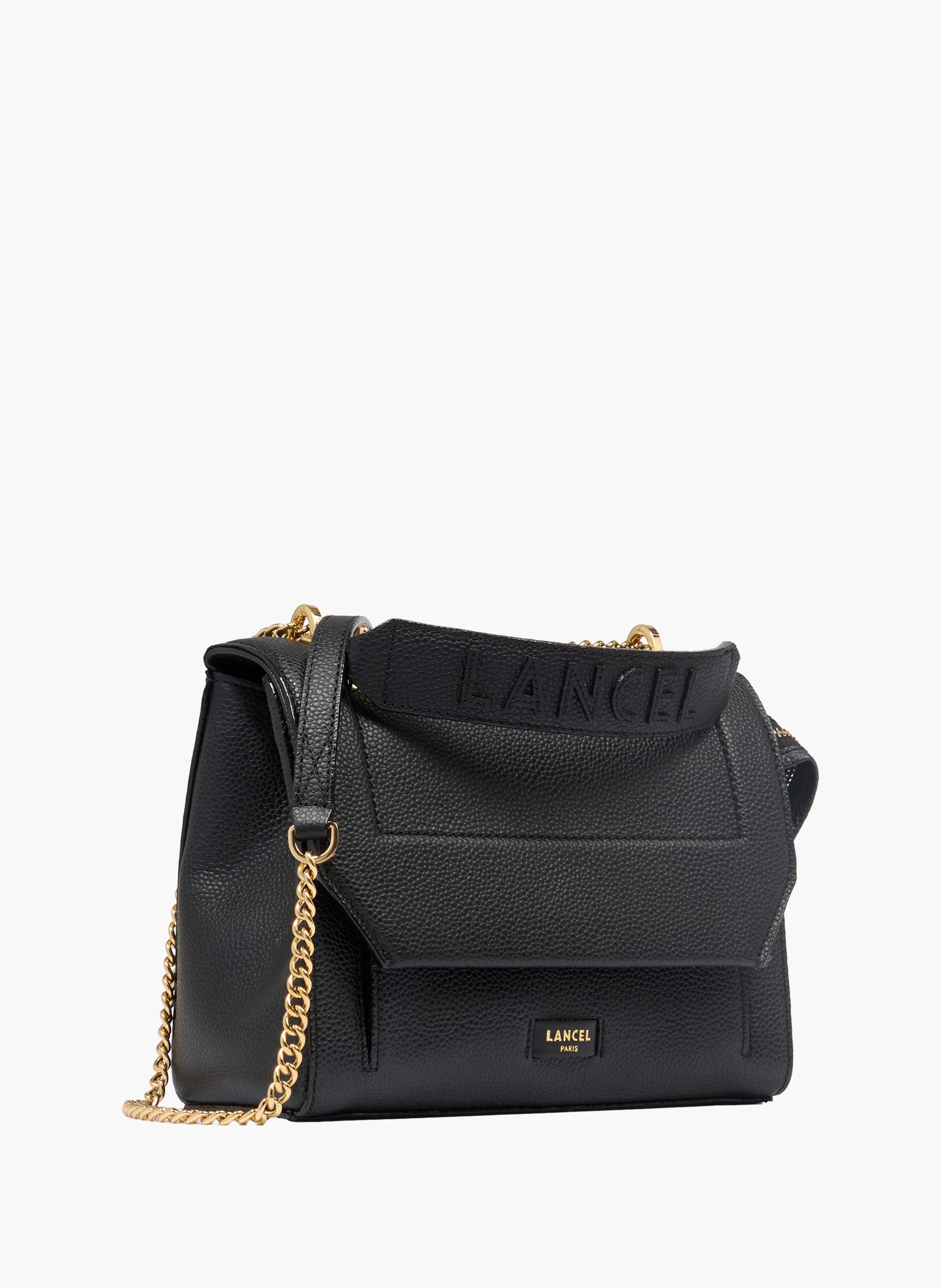 Schoudertas met flap van Lancel in leer | Zwart LANCEL Dames