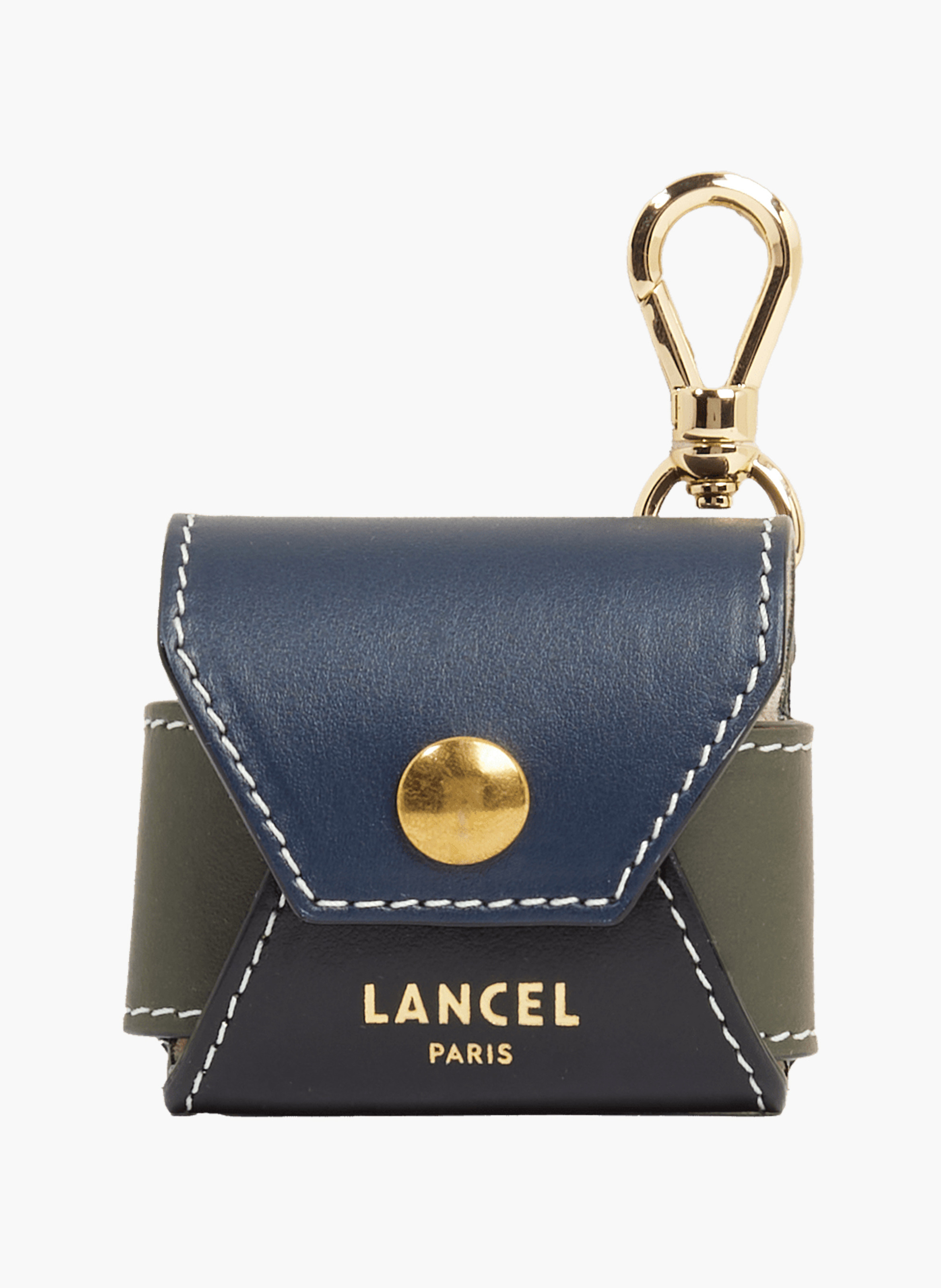 Leren etui voor AirPods van Lancel LANCEL Grijs