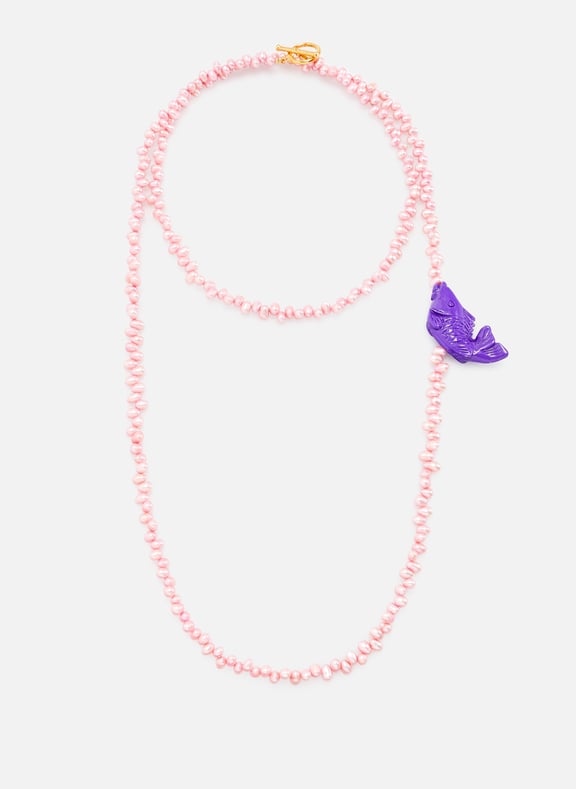 Collier de perles Rose by TIMELESS PEARLY TIMELESS PEARLY Collier de perles Rose