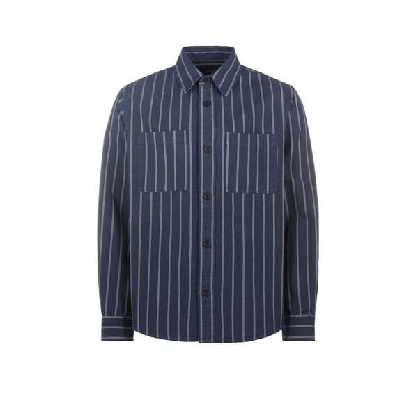 Surchemise New Bastian rayée en coton
