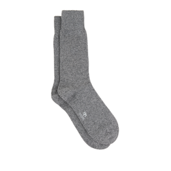 Dore Dore Cotton Over The Knee Socks In Grey