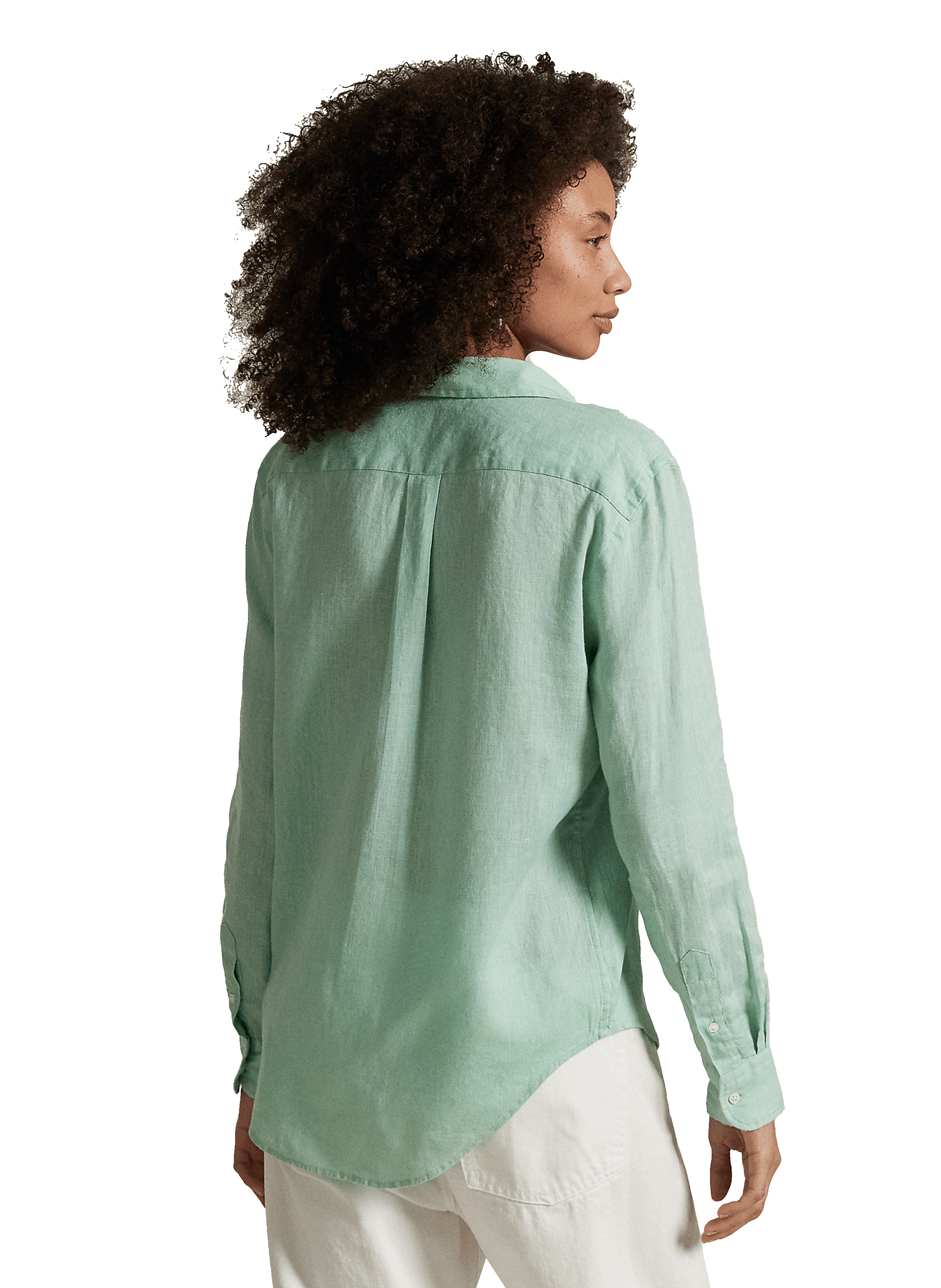 Linen shirt POLO RALPH LAUREN Green