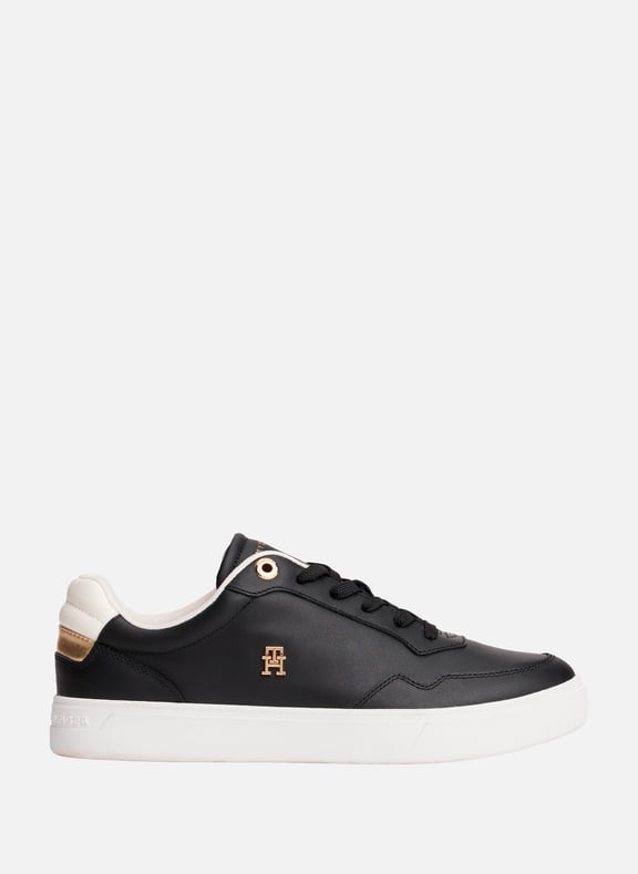 Leather sneakers Black by TOMMY HILFIGER TOMMY HILFIGER Leather sneakers Black