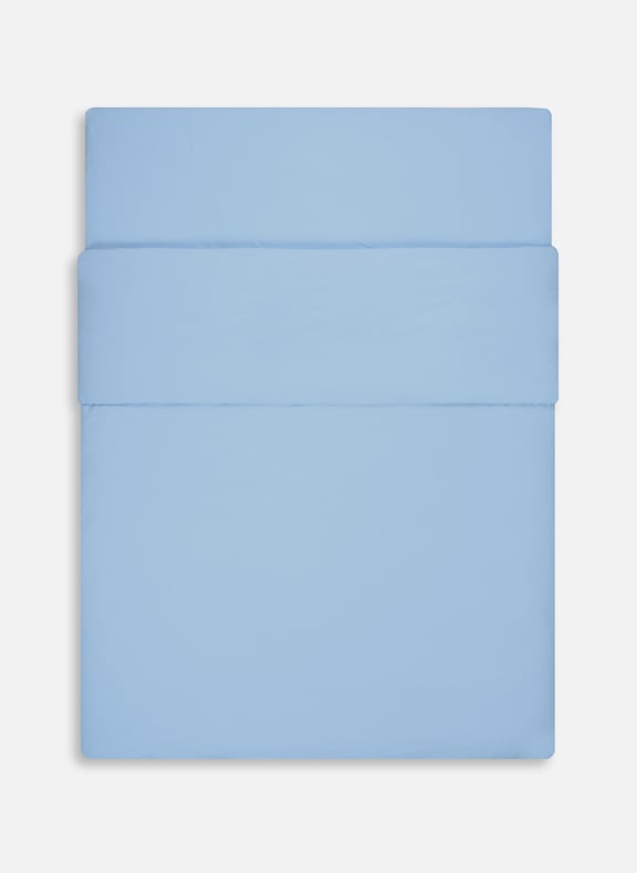 Cotton percale duvet cover Blue by AU PRINTEMPS PARIS AU PRINTEMPS PARIS Cotton percale duvet cover Blue