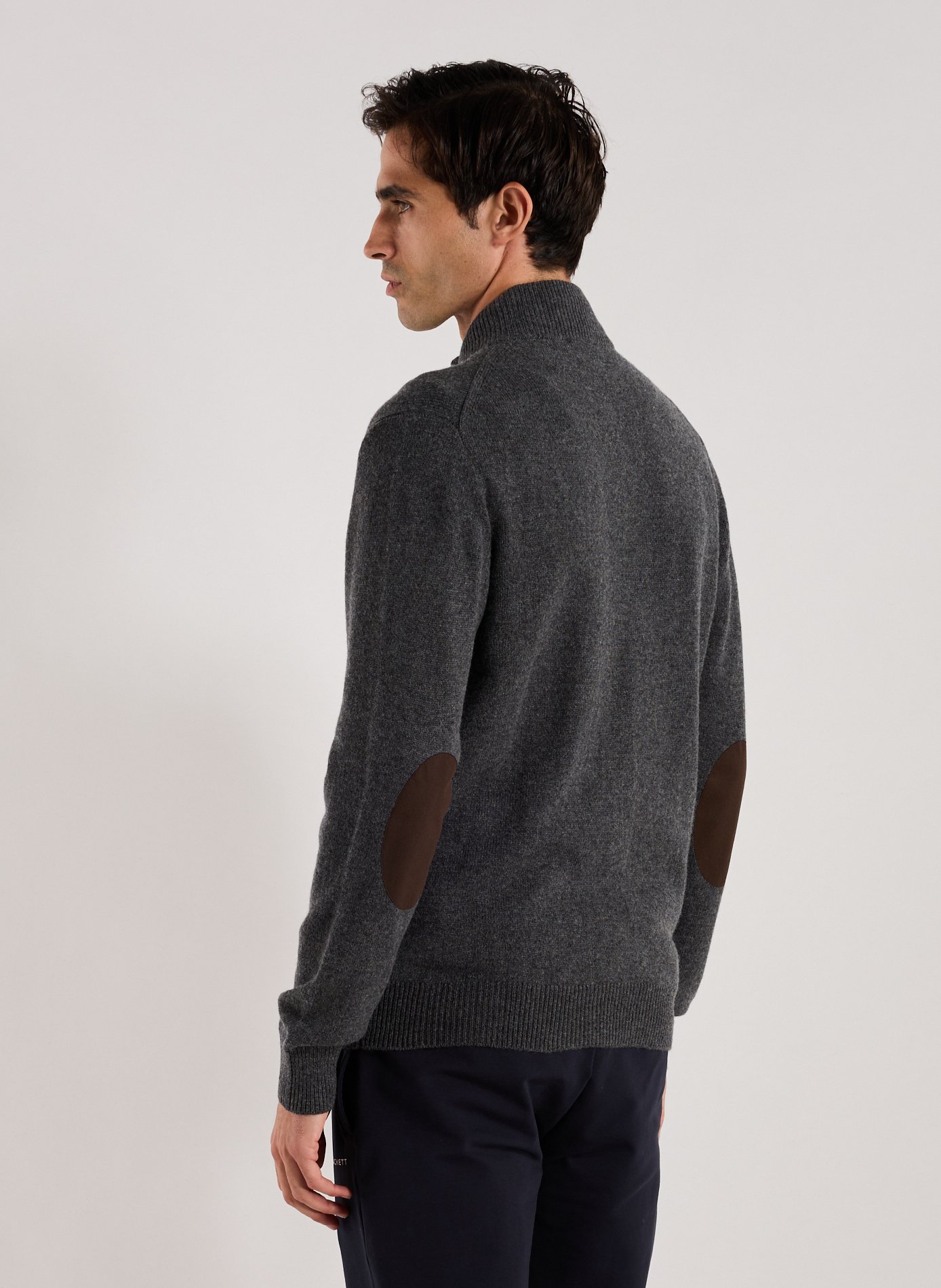 Fox patch cardigan HACKETT Grey