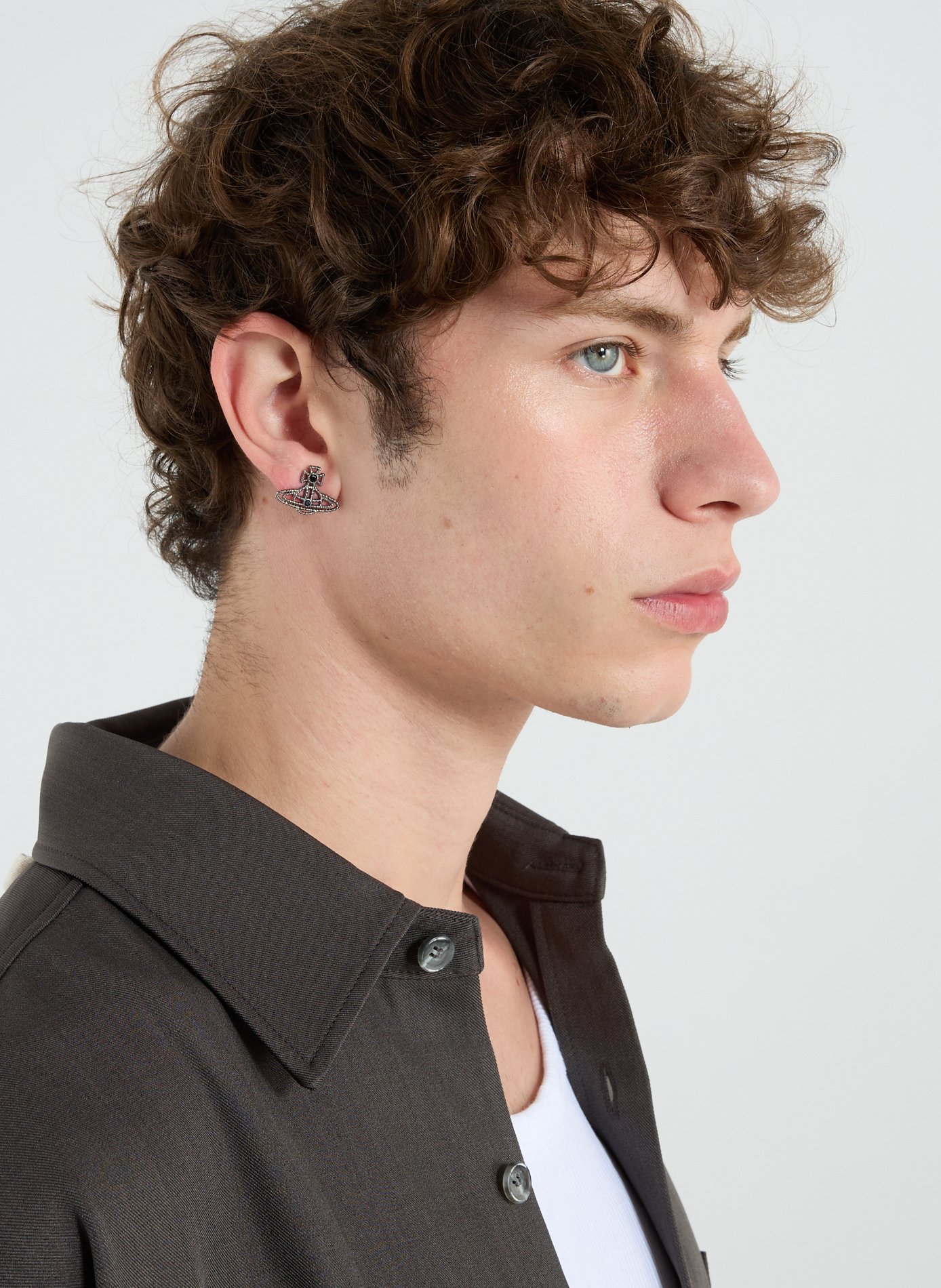 Boucle d'oreille Coretta VIVIENNE WESTWOOD Noir