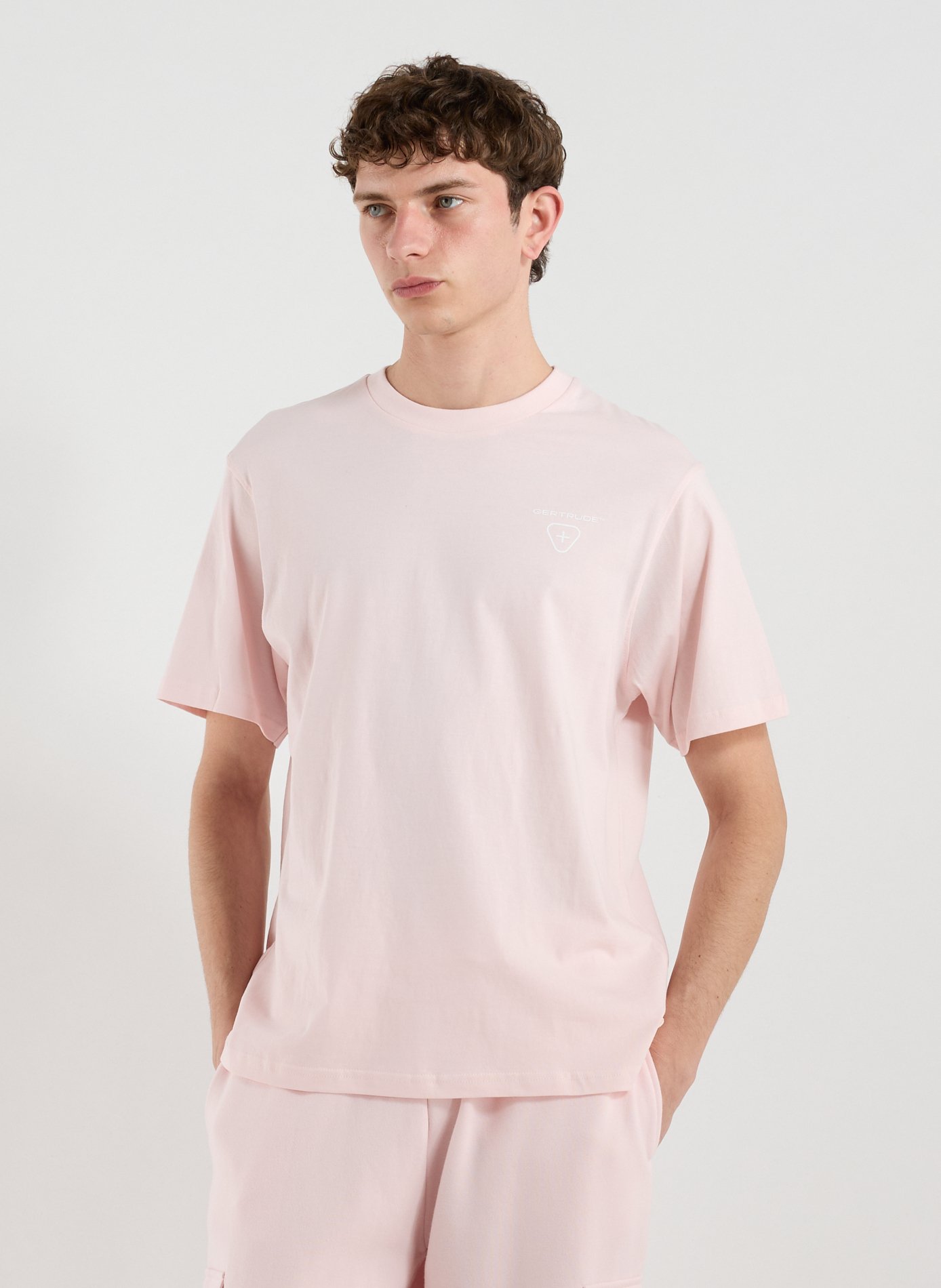 GERTRUDE ET GASTON Short-sleeve printed cotton T-shirt  Pink