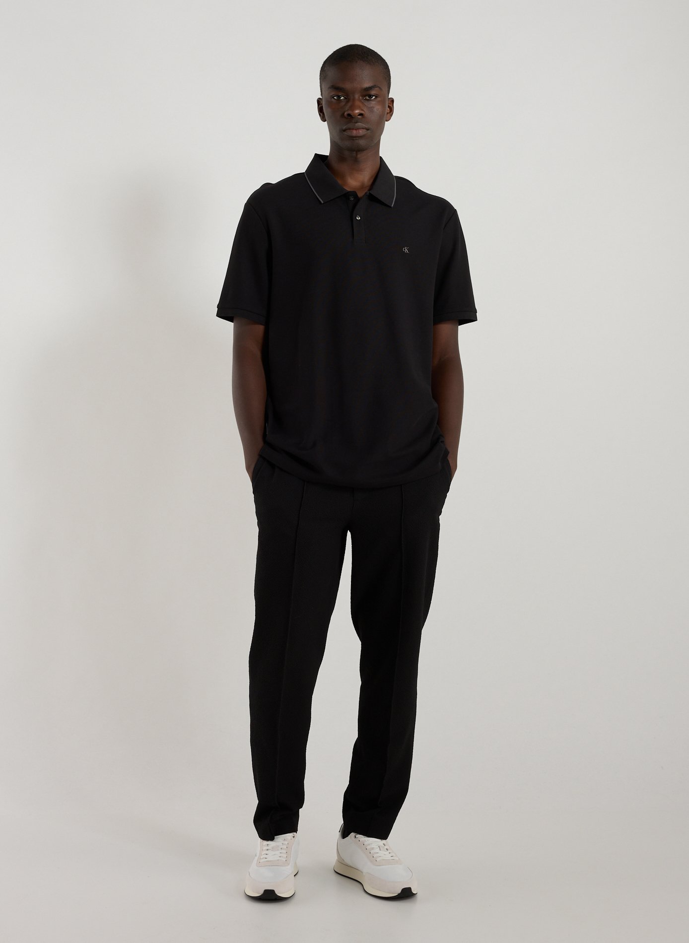  Cotton polo shirt  CALVIN KLEIN Black