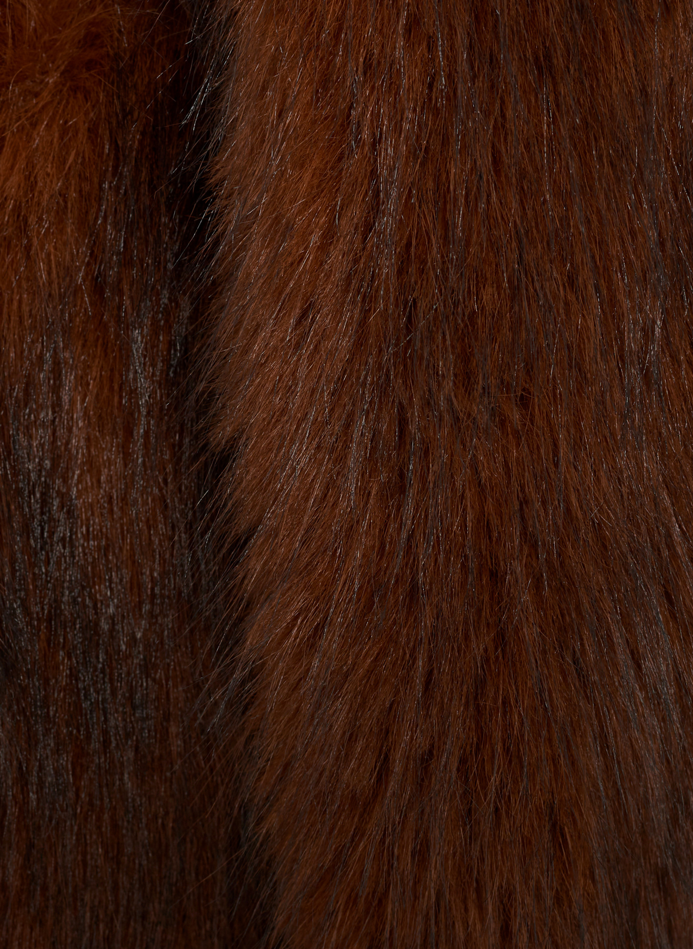 Col effet fourrure THE KOOPLES Marron