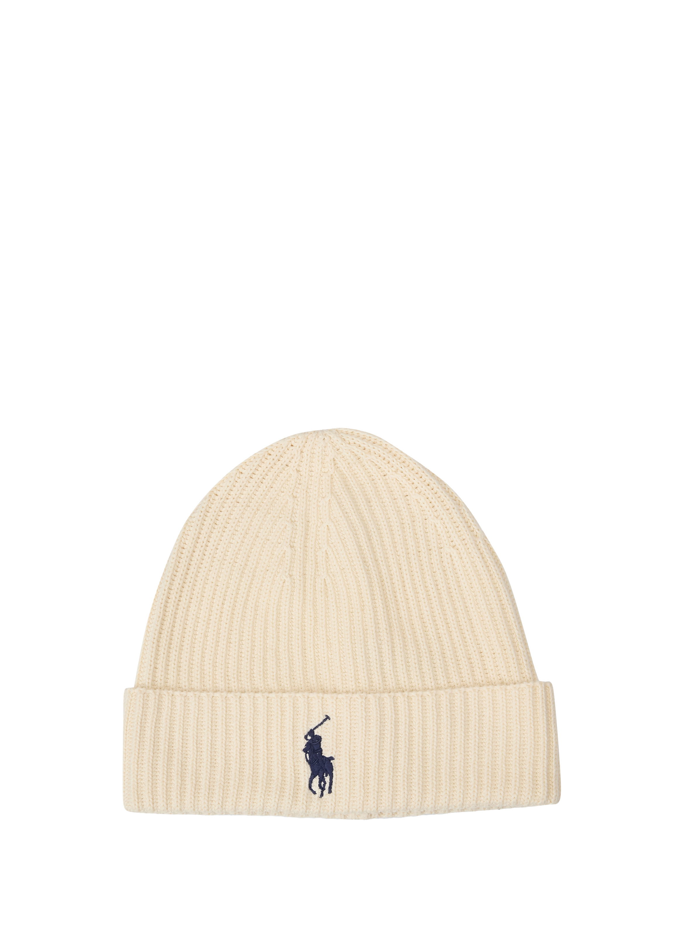 POLO RALPH LAUREN Bonnet en coton à logo Marron